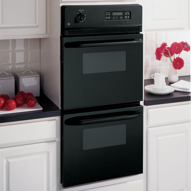 GE Electric Double Wall Oven 24 in. JRP28BJBB Sears
