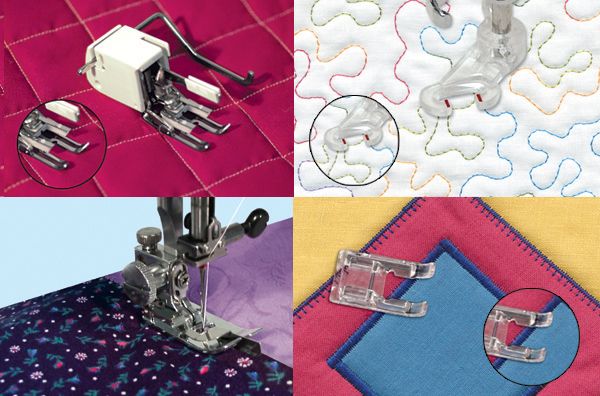 Kenmore Open-Toe Feet with Ditch-Quilting Foot for Horizontal Sewing Machines