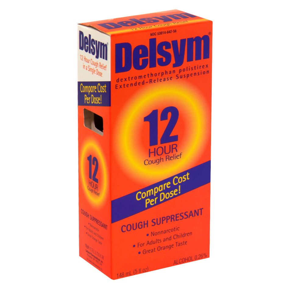 UPC 353014842563 product image for Delsym Cough Suppressant, 12 Hour, Orange, 5 fl oz (148 ml) | upcitemdb.com