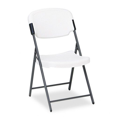Iceberg Polyethylene Folding Chair w/Steel Frame, Platinum at Kmart.com