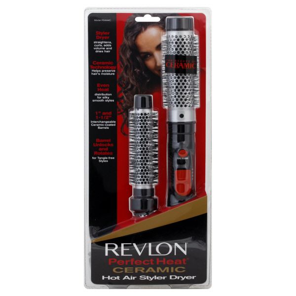 Revlon Perfect Heat Styler Dryer Hot Air Ceramic 1 And 1 1 2 Inch 1 Styler