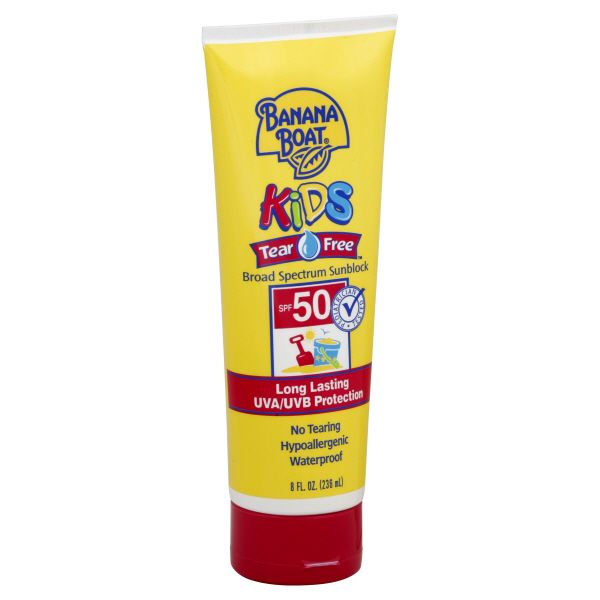 UPC 079656007053 Banana Boat Kids Tear Free Sunblock, Broad Spectrum