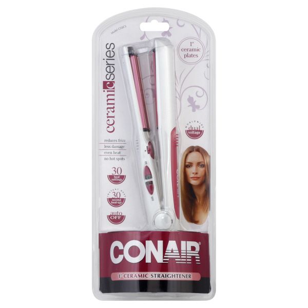 Conair Ceramic Series Straightener, Ceramic, 1 Inch, 1 straightener at Kmart.com