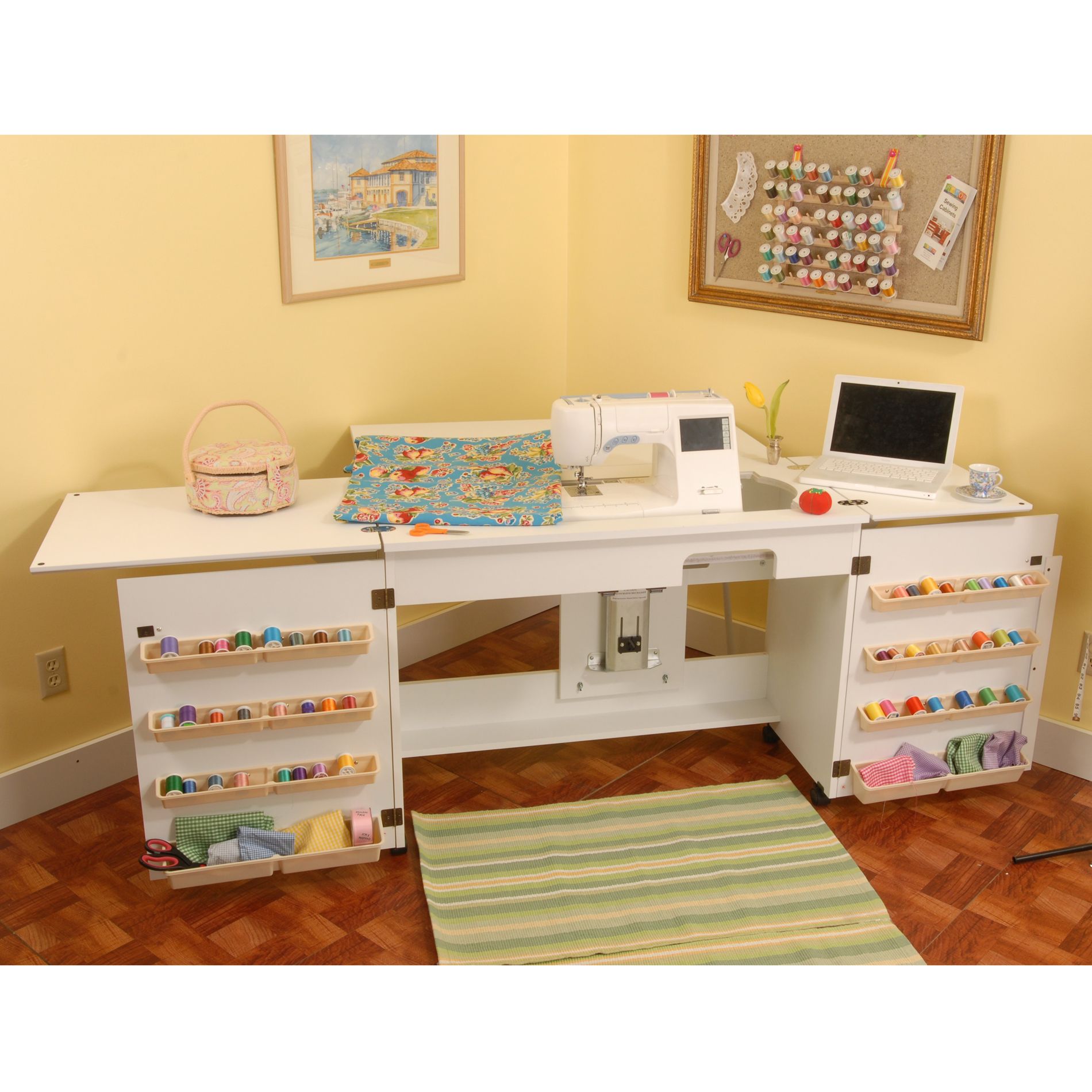 Arrow Sewing Bertha White Sewing Cabinet at Kmart.com