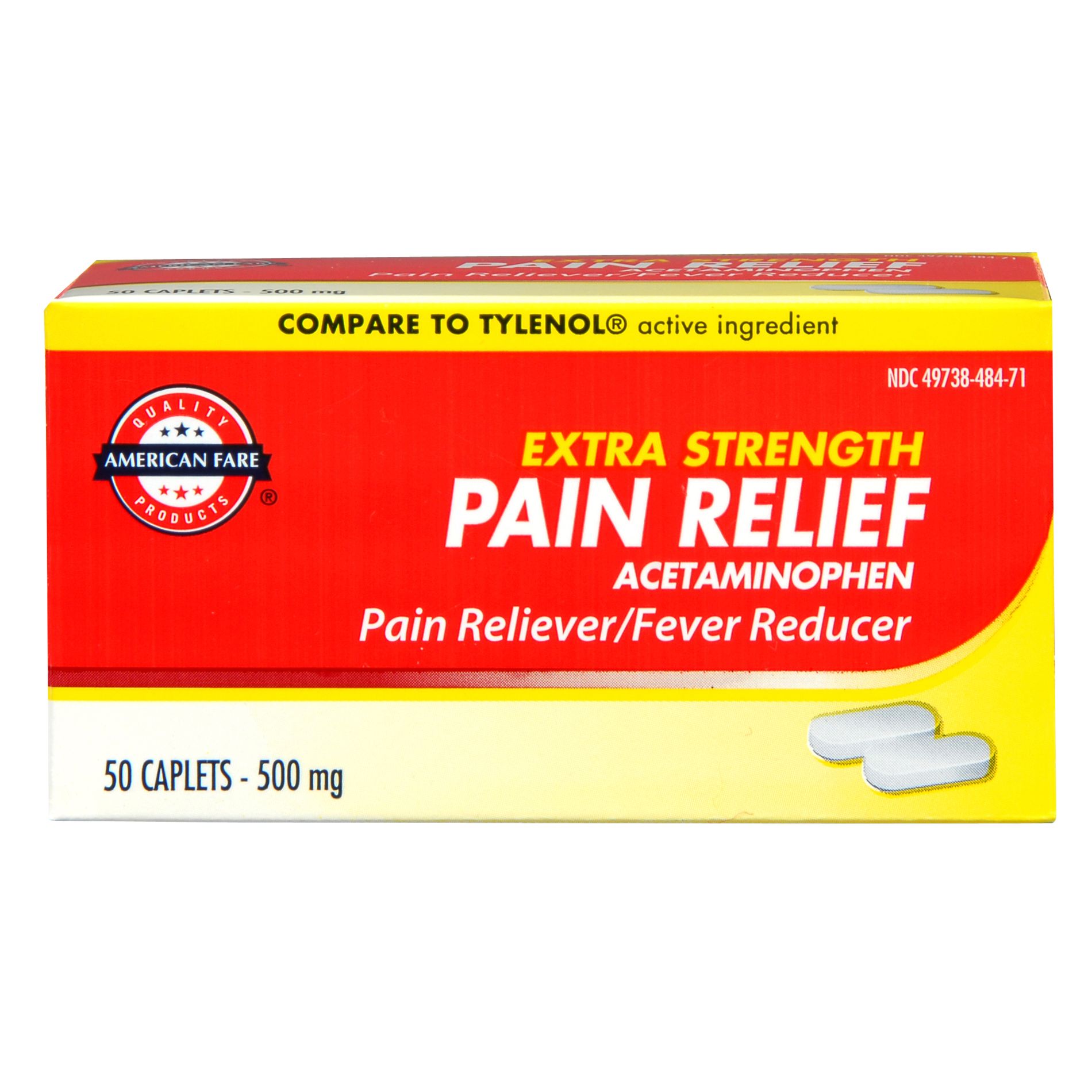 American Fare Extra Strength Pain Relief Caplets 50 Count at Kmart.com