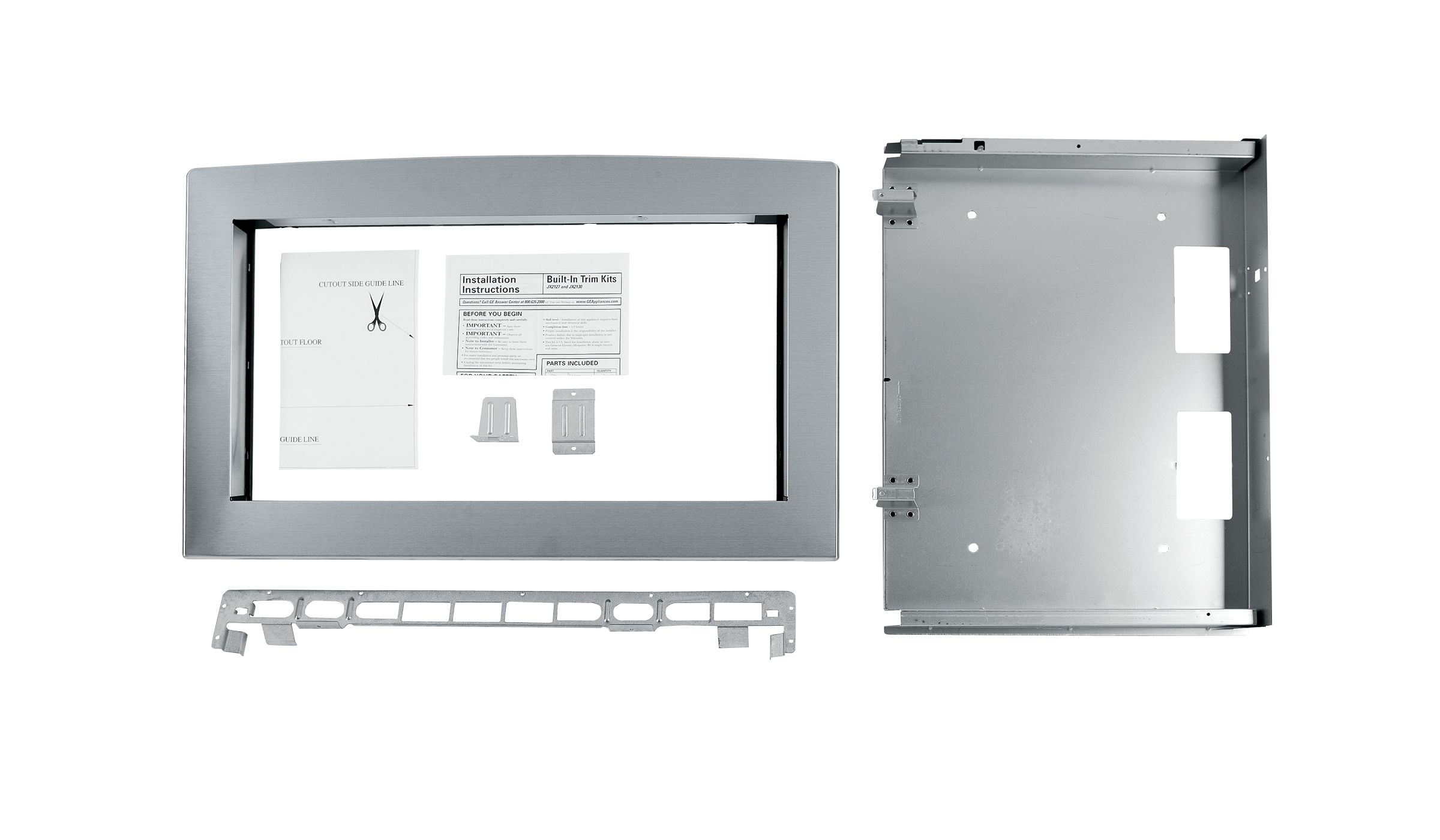 GE 30"  Deluxe Trim Kit for GE Profile&trade; and GE&reg; Countertop Microwaves - Stainless Steel at Kmart.com