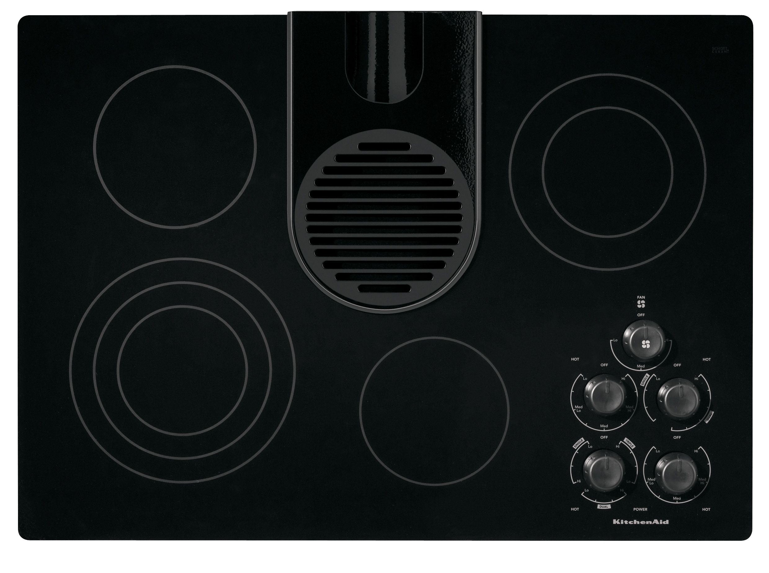 KitchenAid 30" Electric CeramicGlass Conventional Cooktop with