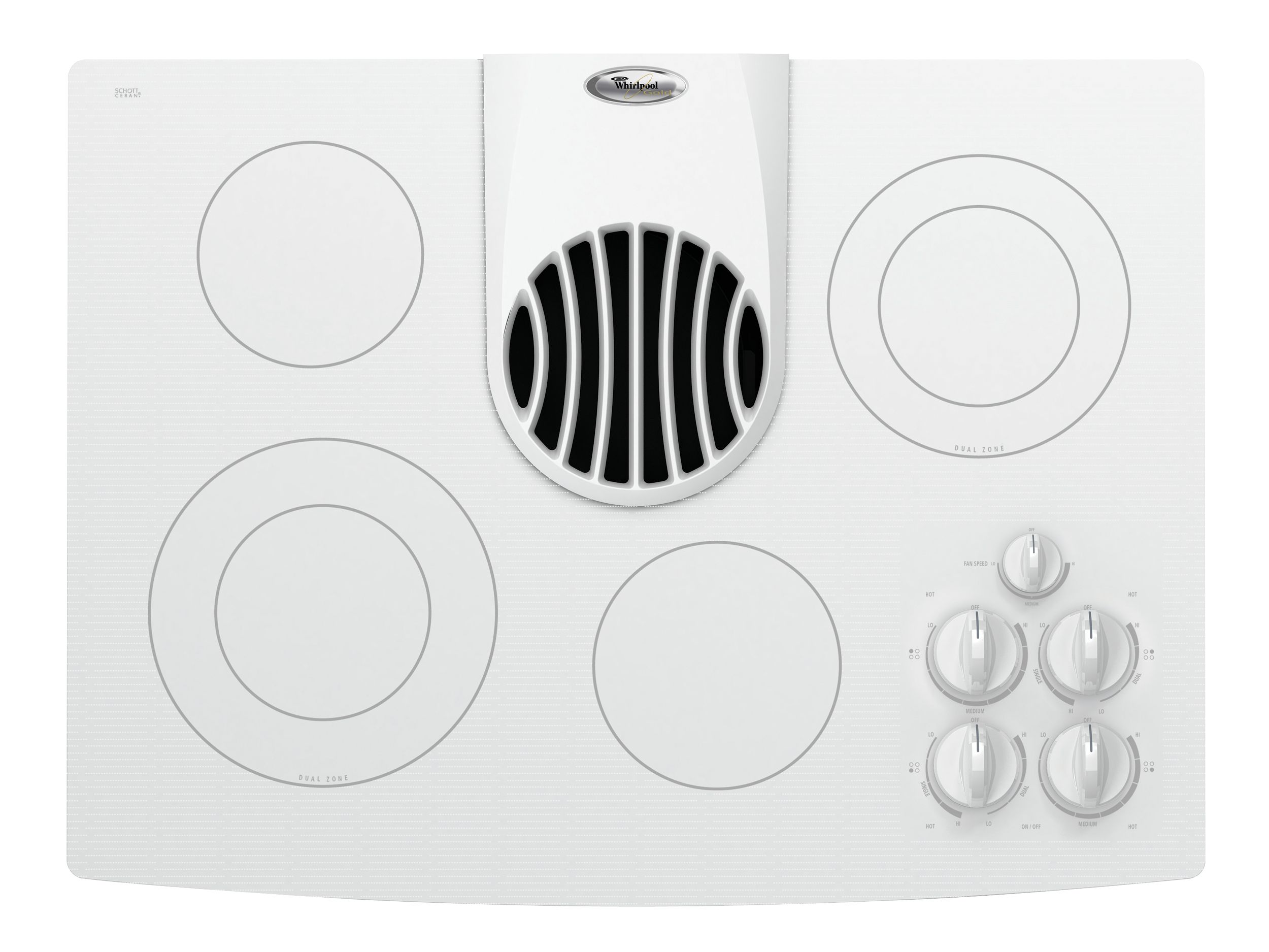 Whirlpool Gold GJD3044R 30" Electric Ceramic Glass Cooktop with