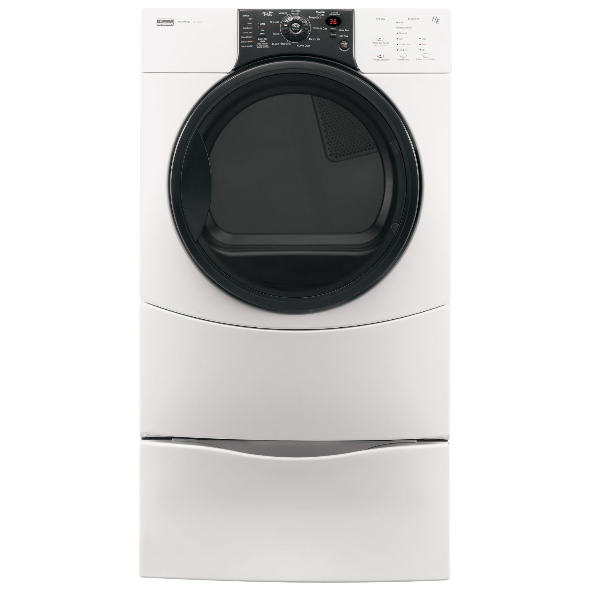 How do you troubleshoot a Kenmore Elite Model 110 washer?