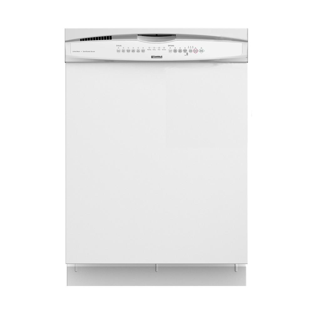 24 in. BuiltIn Dishwasher White