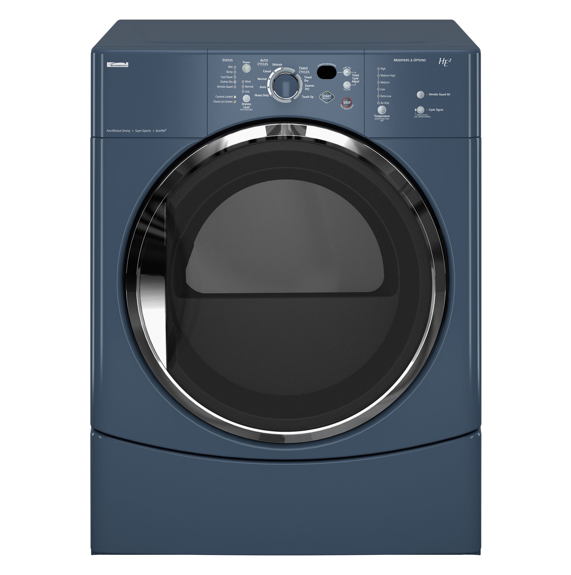 Kenmore Elite He5 Steam 75 Cu Ft Electric Super Capacity Dryer 877