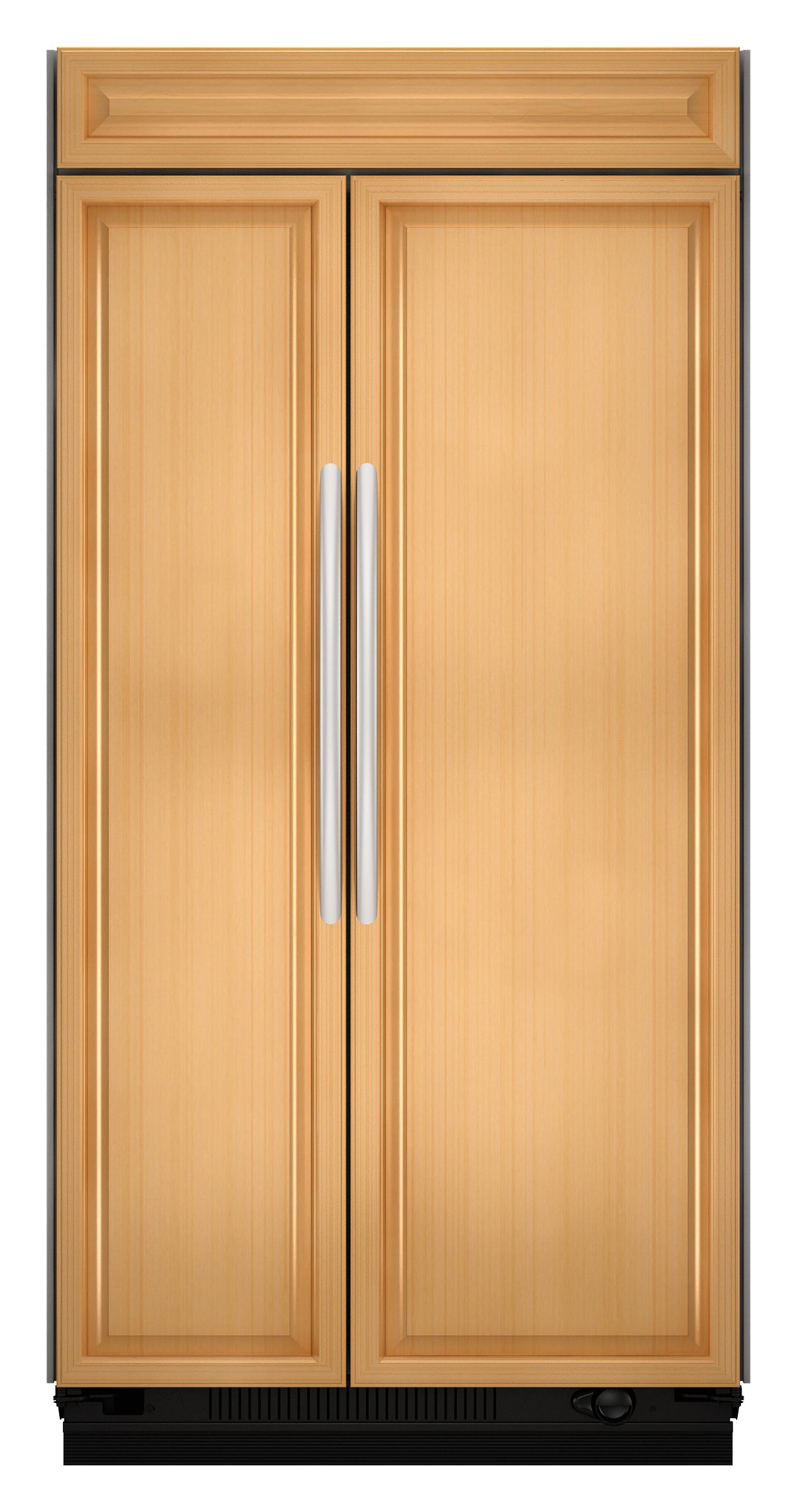 KitchenAid 25.3 cu. ft. Non-Dispensing Built-In Side-by-Side Refrigerator Panel ready