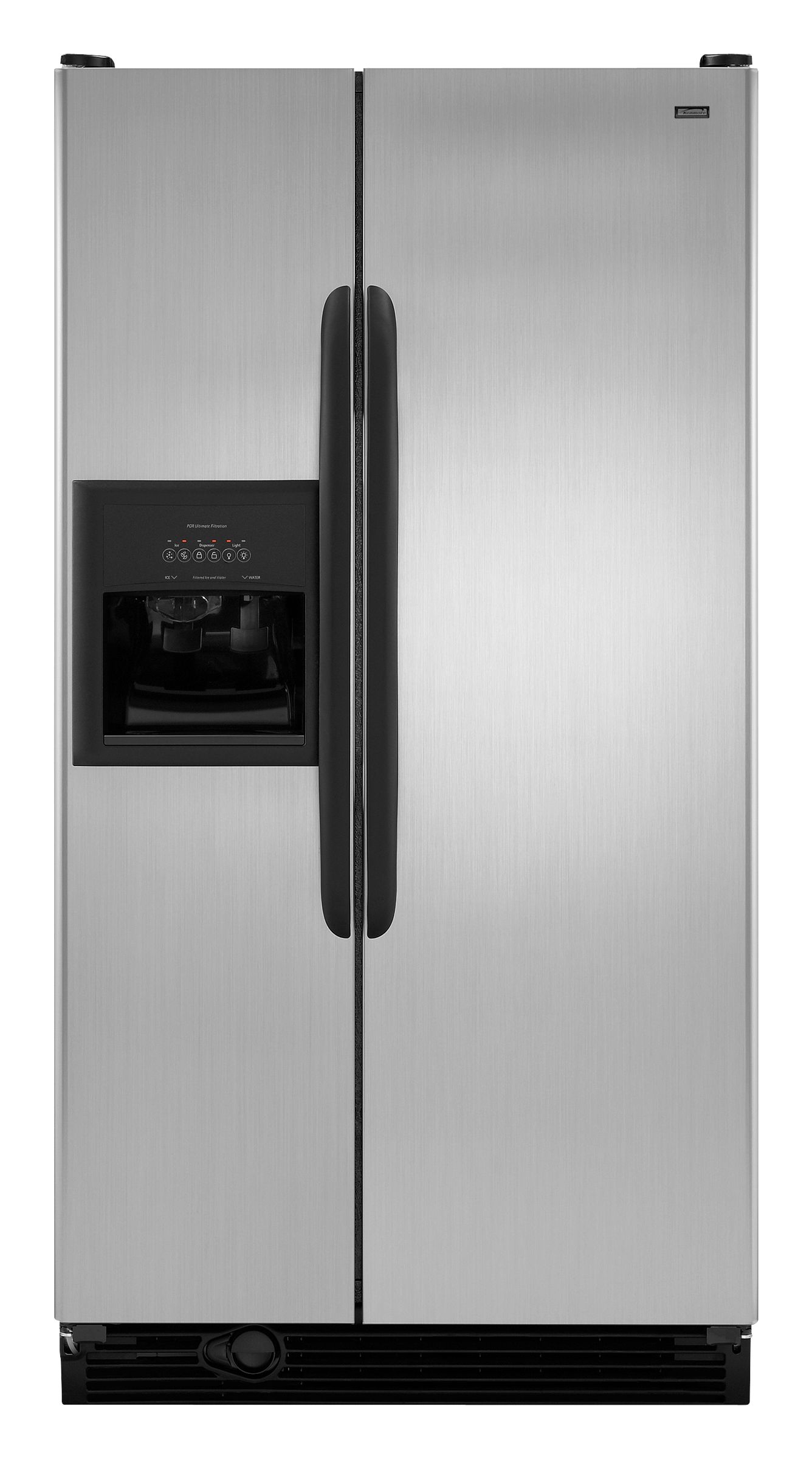 Uncategorized Kenmore Kitchen Appliances Reviews kenmore 5850 25 1 cu ft side by refrigerator w pur pur174 water filtration