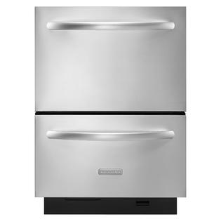 KitchenAid 24" Double-Drawer Dishwasher - Stainless Steel ...