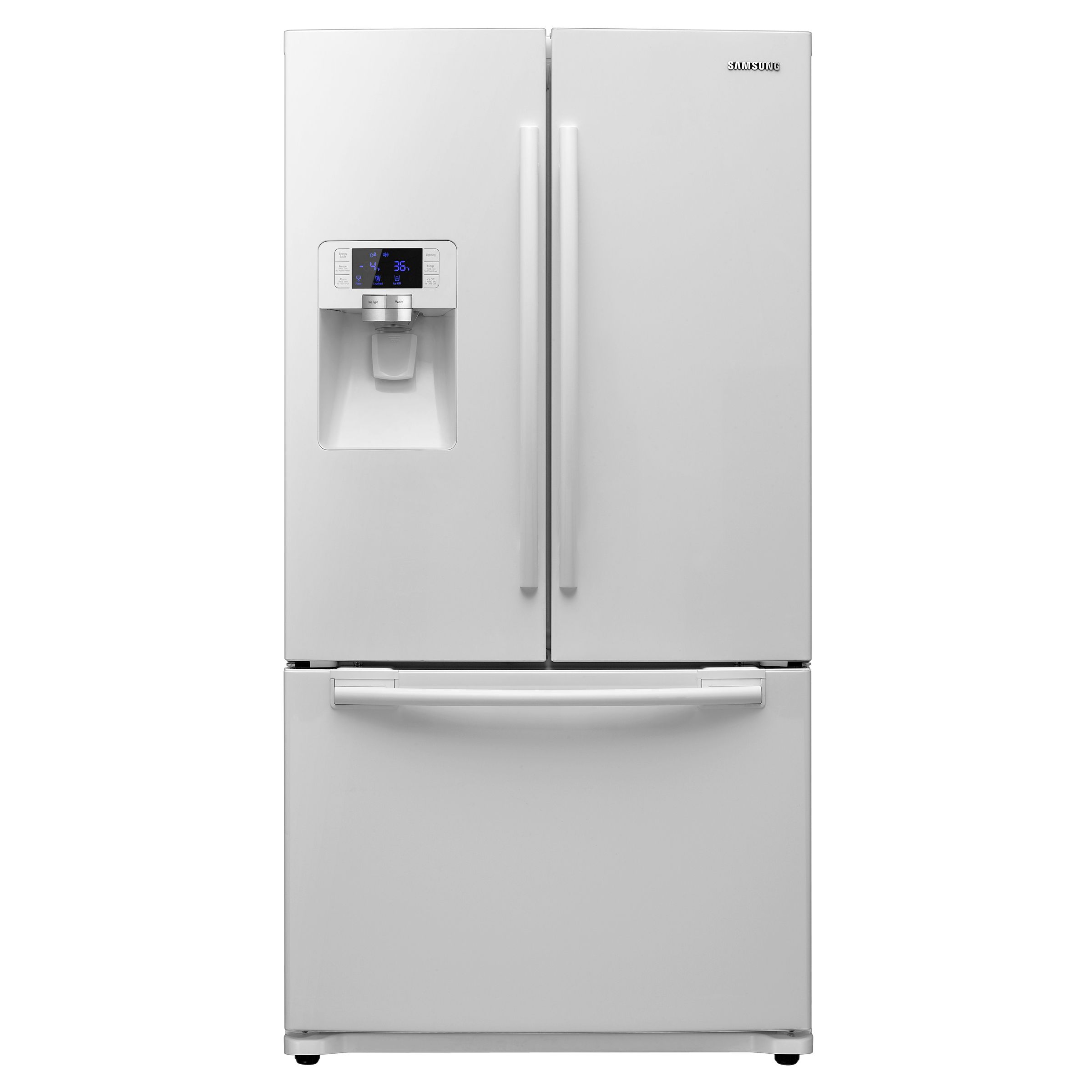 Samsung 29.0 cu. ft. French-Door Refrigerator w/ Premium External Water & Ice Dispenser (RFG297AAWP)