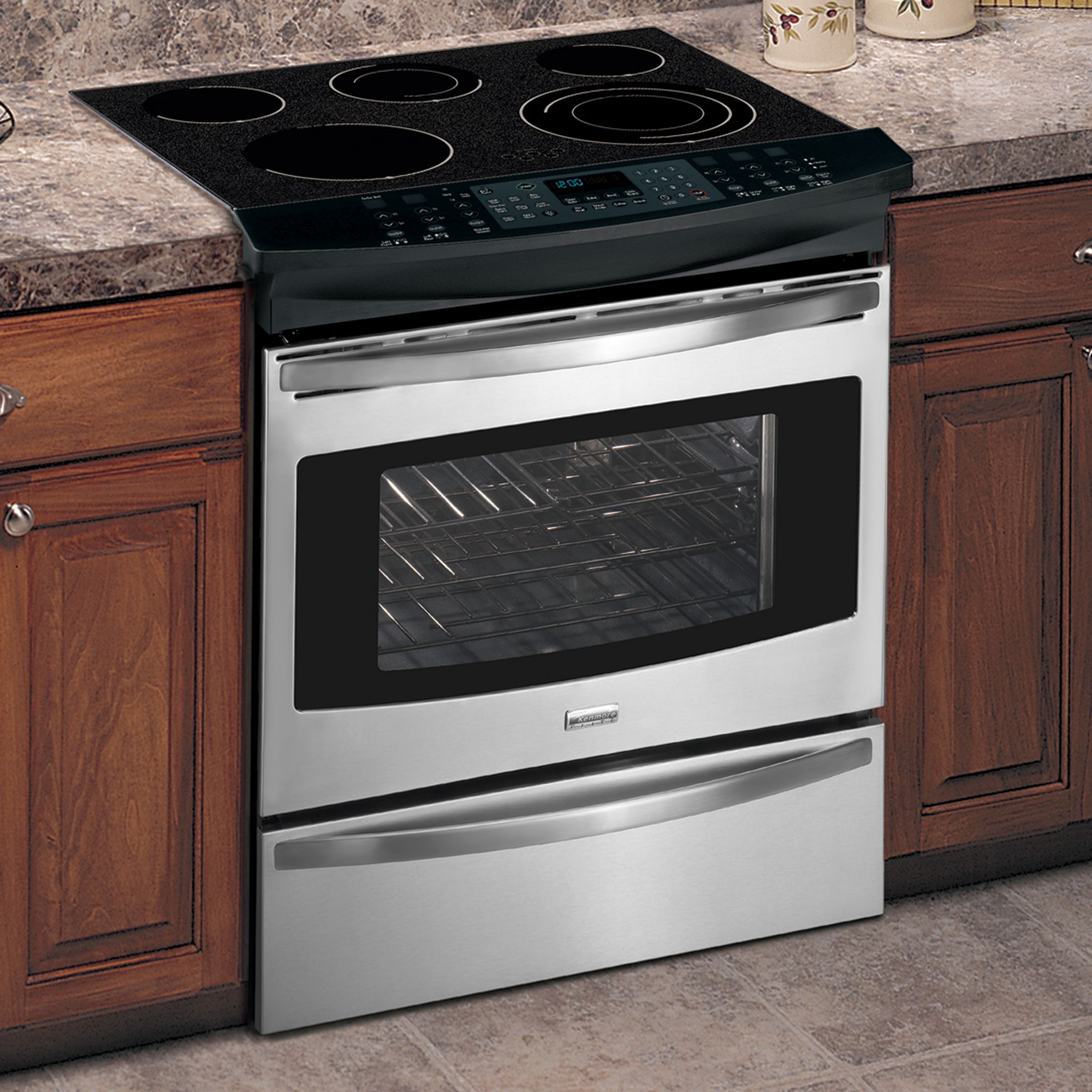 Kenmore Stainless Steel Electric Range at Stanley Riley blog