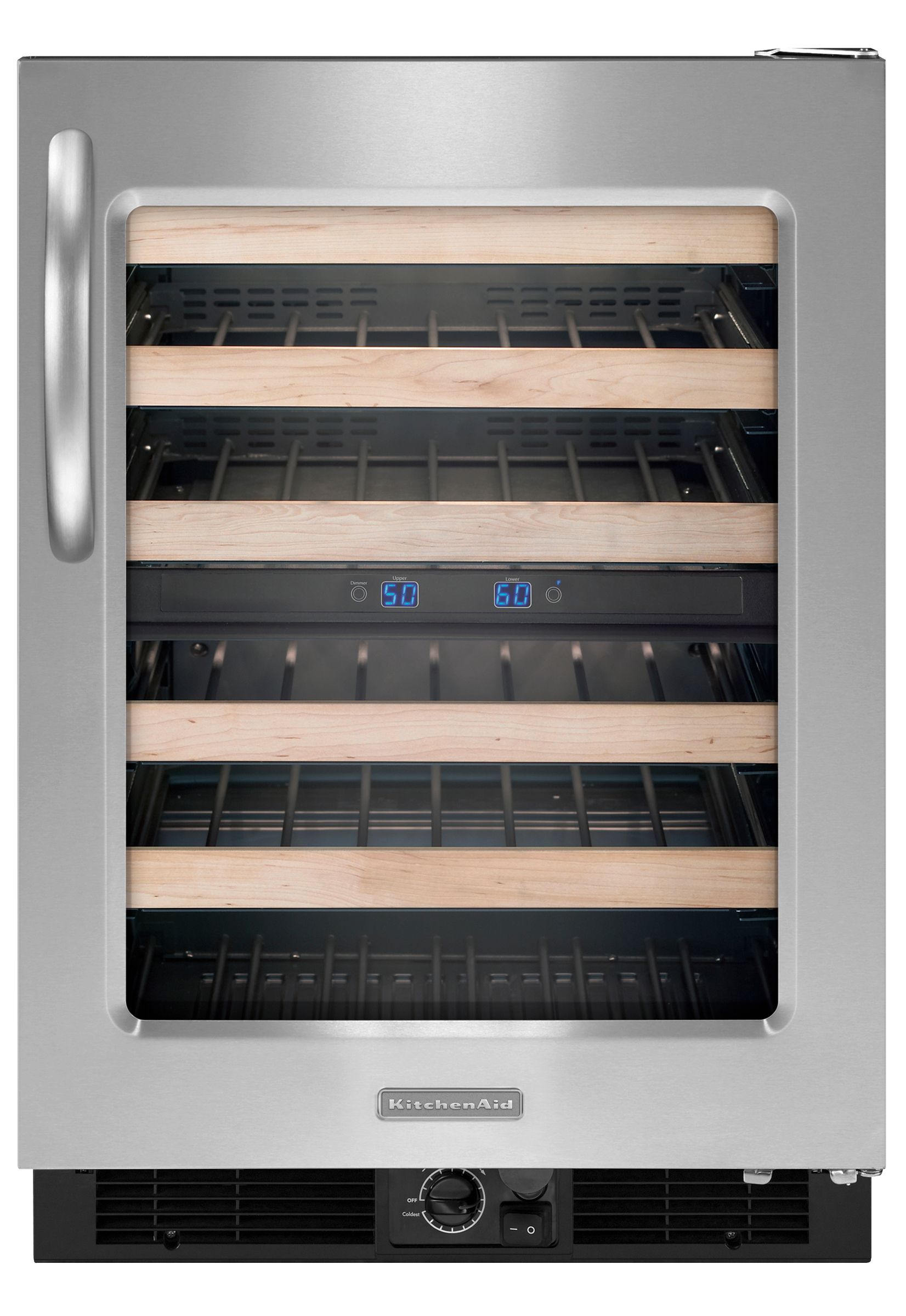 KitchenAid KUWS24RSSS 24 cu. in. Undercounter Wine Cellar Sears
