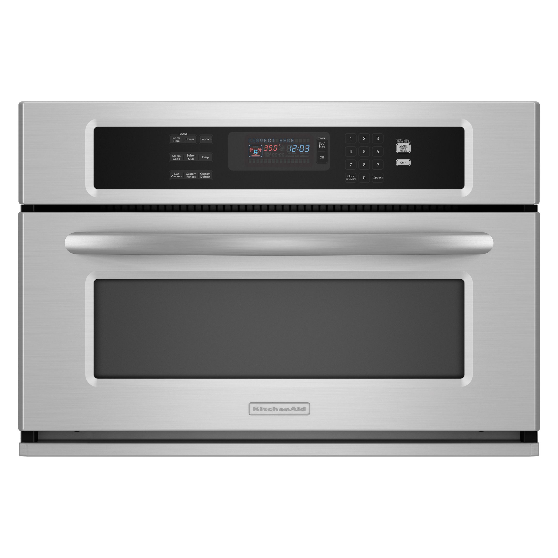 KitchenAid 30 1.4 cu. ft. Built-in Microwave Oven/Convection Oven Stainless Steel