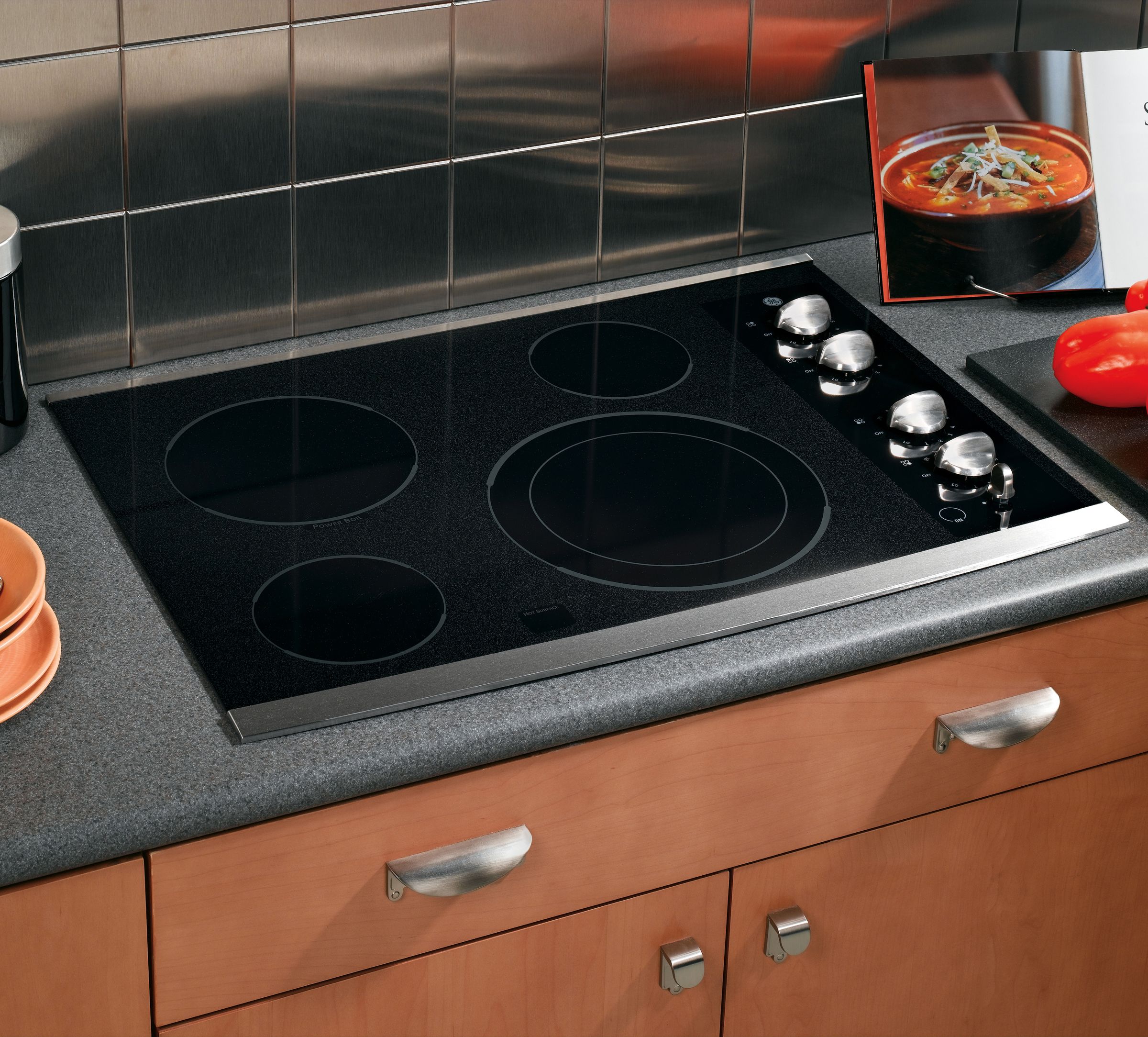 GE Appliances - JP356SMSS - 30" Built-In Electric Cooktop ...