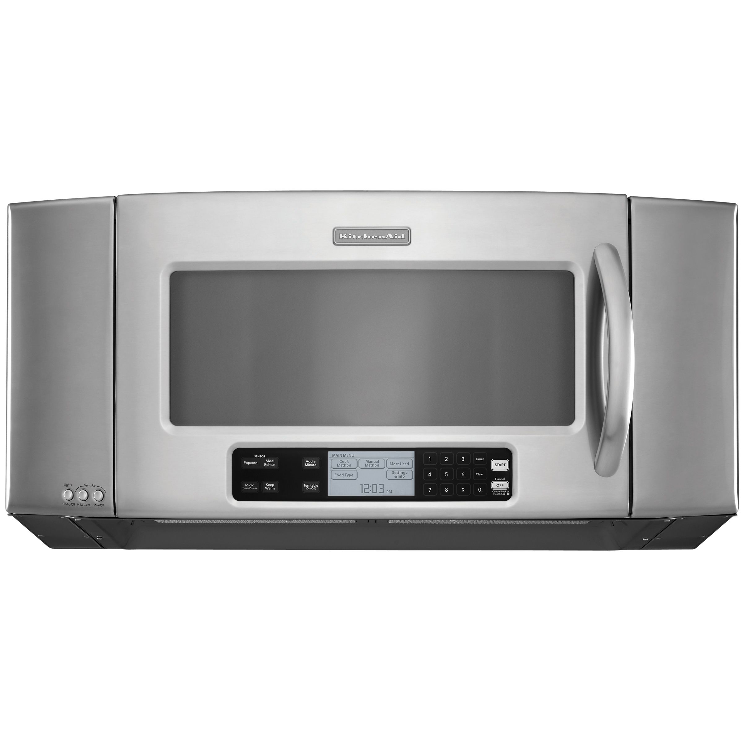 KitchenAid 36 2.0 cu. ft. Sensor Microhood Microwave Oven Stainless steel