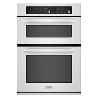 KitchenAid Electric Combination Wall Oven 27 in. KEMS378SWH Sears