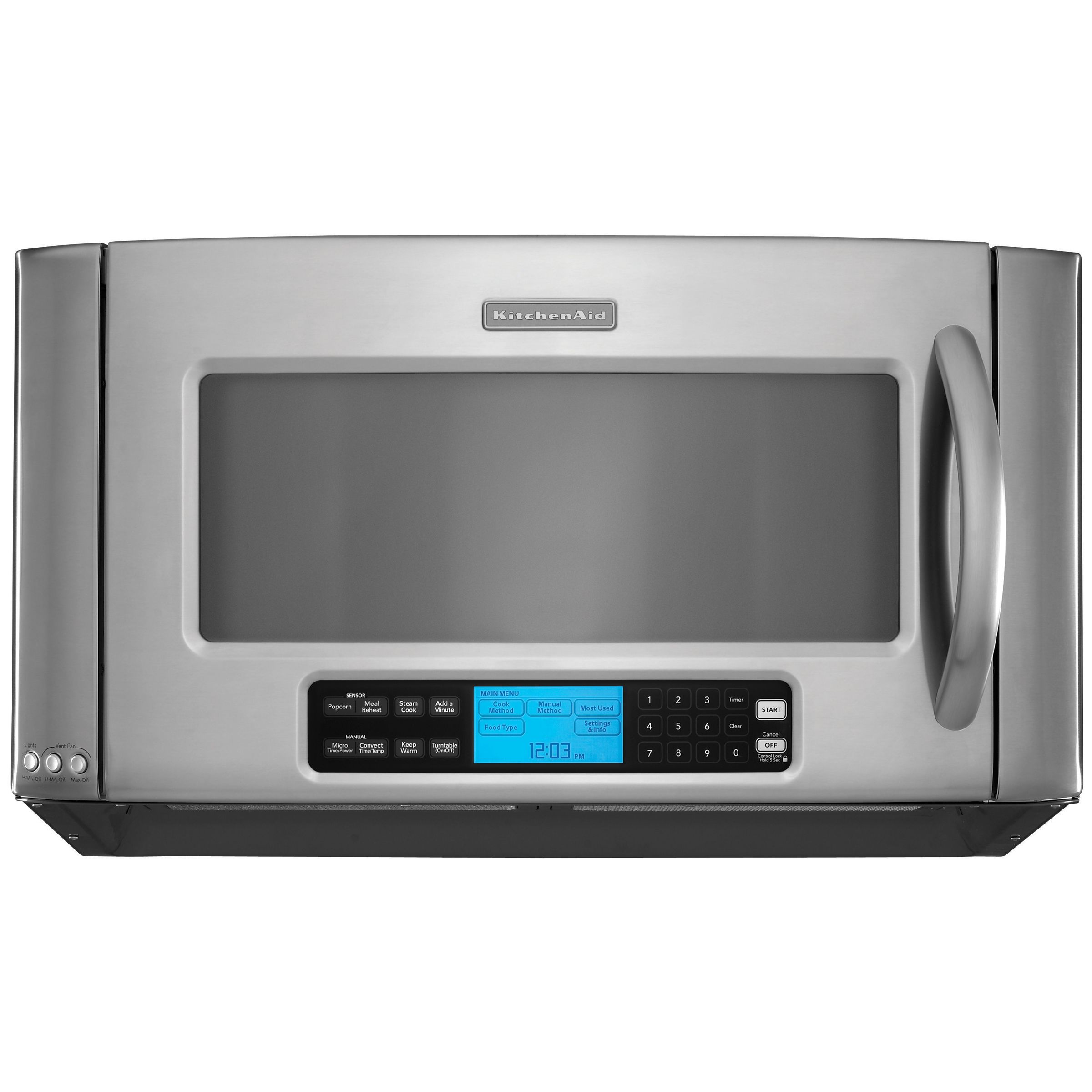 KitchenAid 30 2.0 cu. ft. Microhood/Convection Microwave Oven Stainless steel
