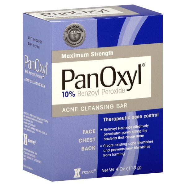 Stiefel Laboratories PanOxyl  Acne Cleansing Bar, 4 oz
