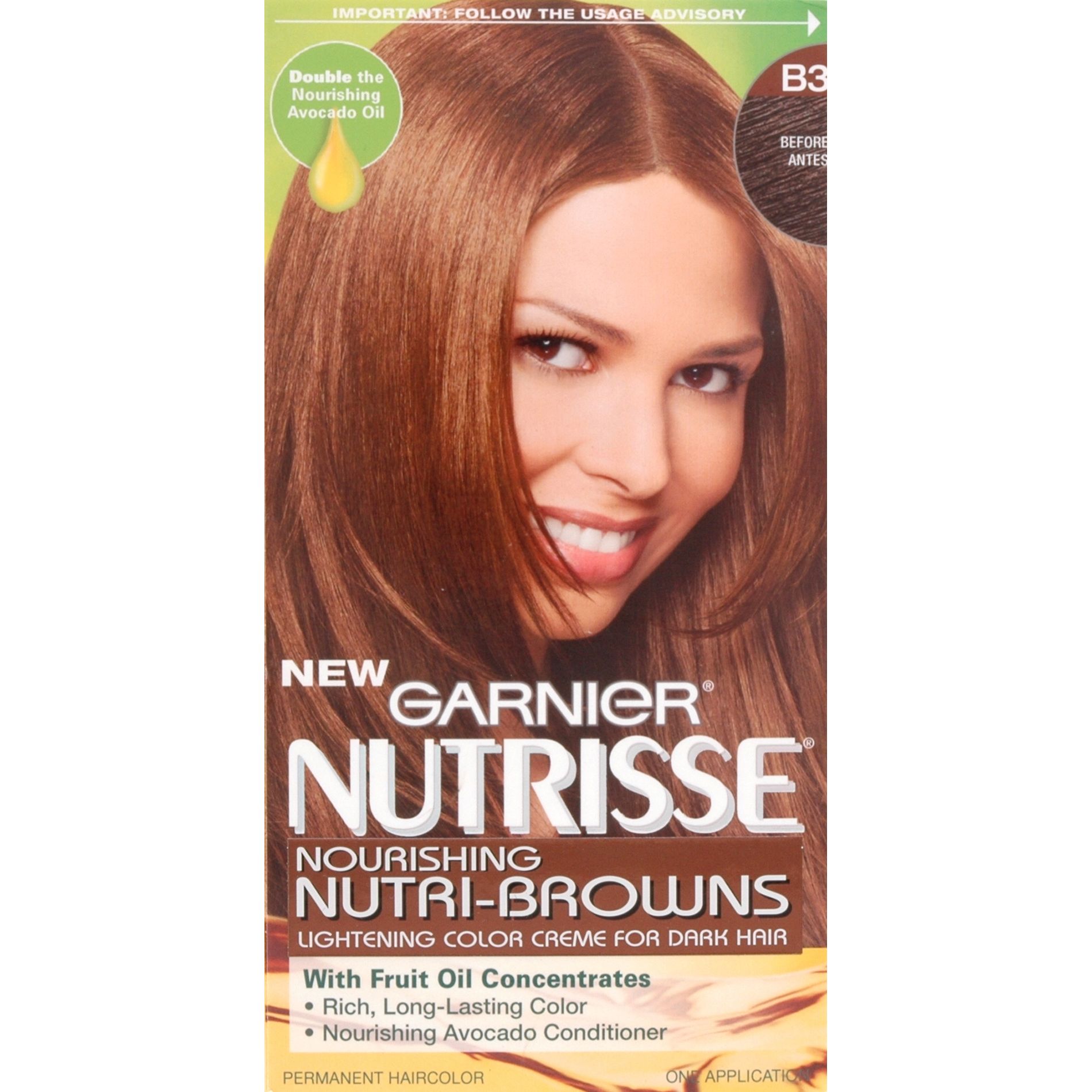 Nutrisse, Nutri-Browns, Permanent Hair Color 1 Kit