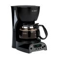 4-Cup Programmable Coffee Maker - Black