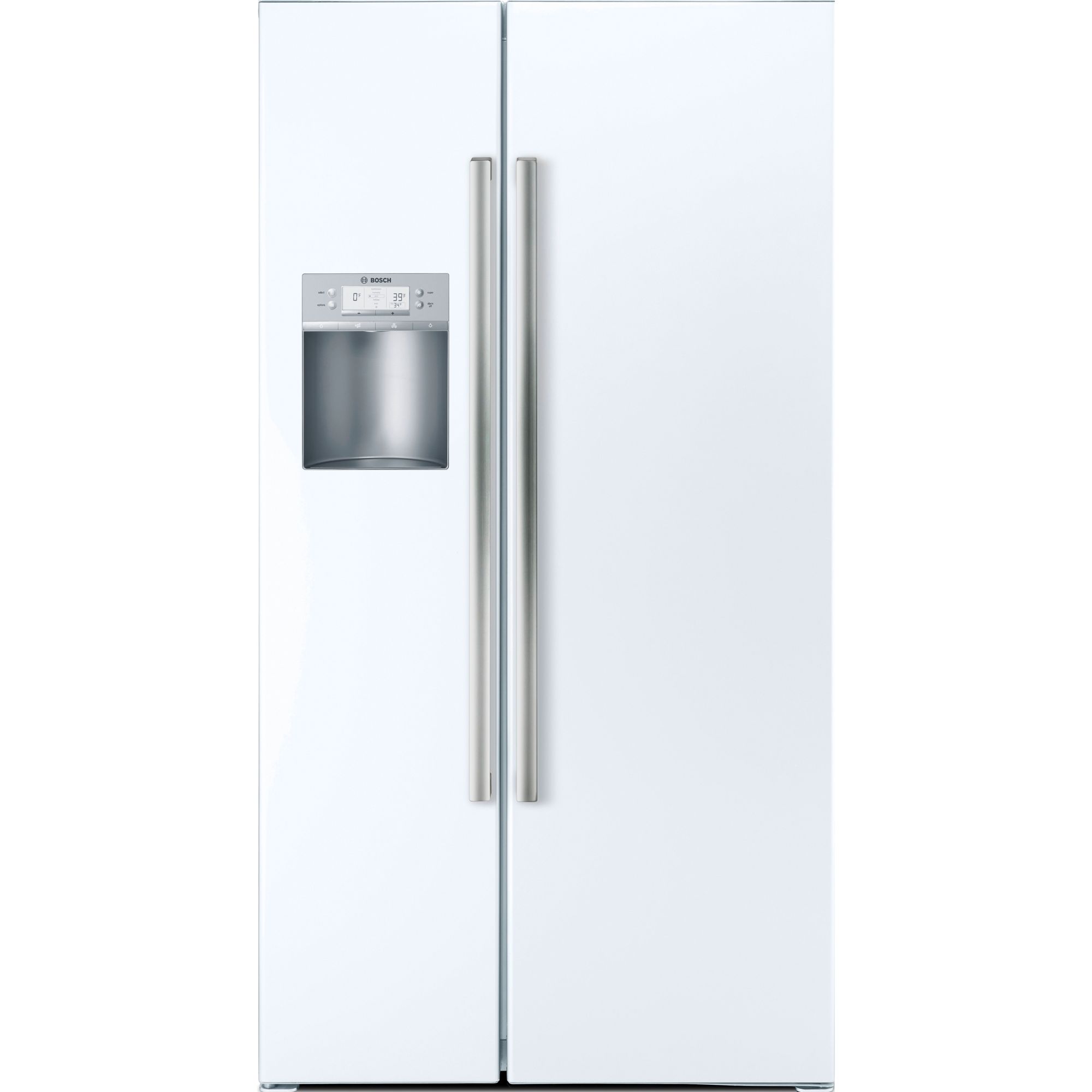 Bosch 21.7 cu. ft. Linea Counter-Depth Side-By-Side Refrigerator White