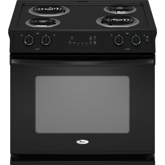 Whirlpool WDE150LVB 30" SelfClean DropIn Electric Range Sears Outlet