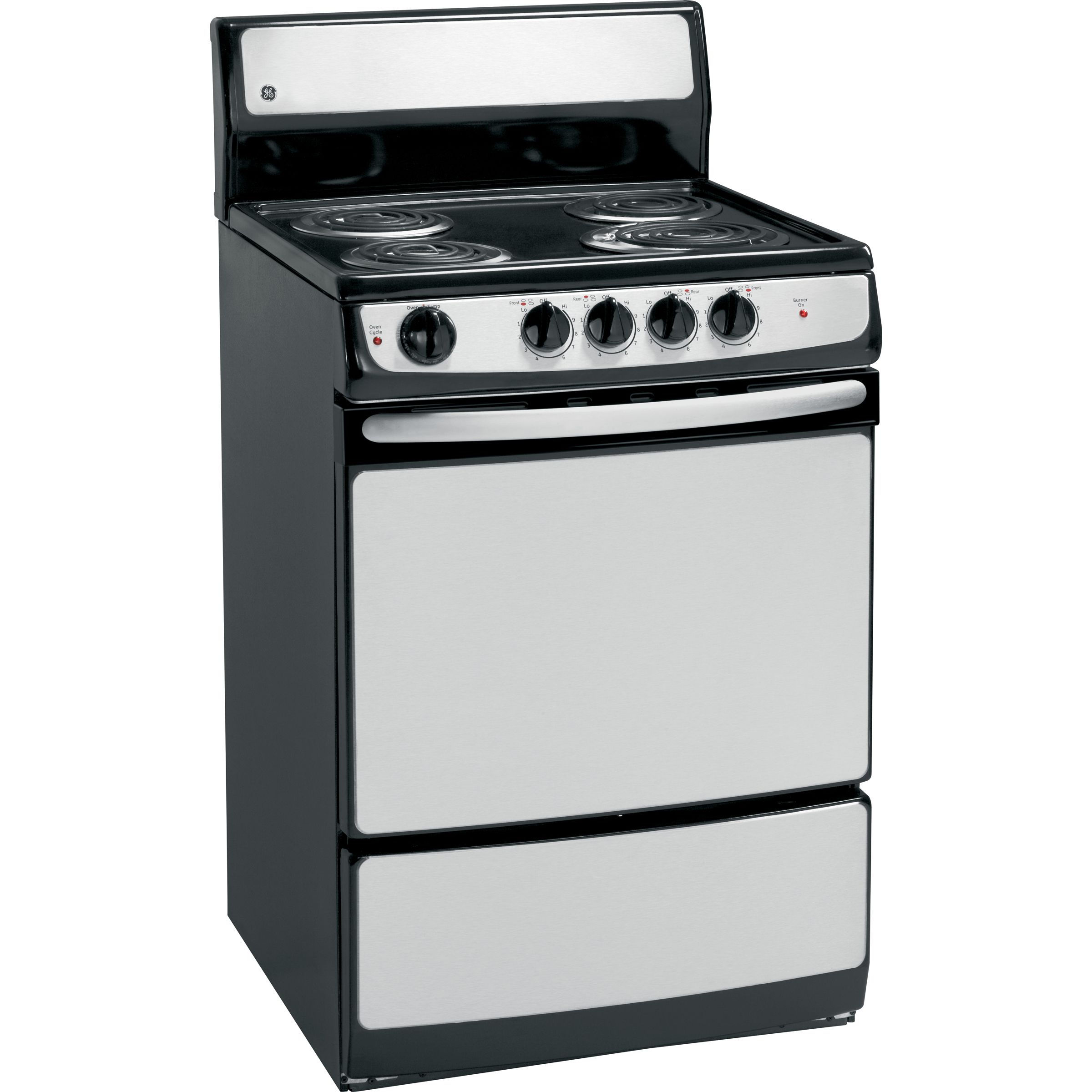 GE Appliances - JAS02SNSS - 3 cu. ft. 24" Electric Range ...