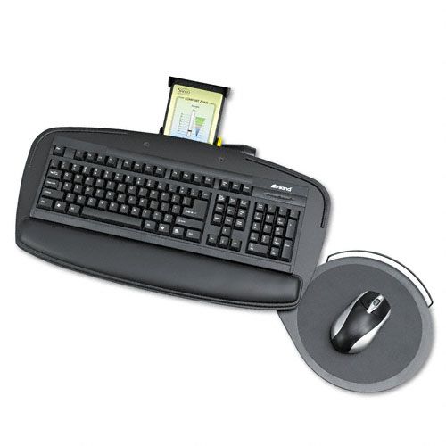 Safco Adjustable Keyboard Platform with Mouse, Black at Kmart.com