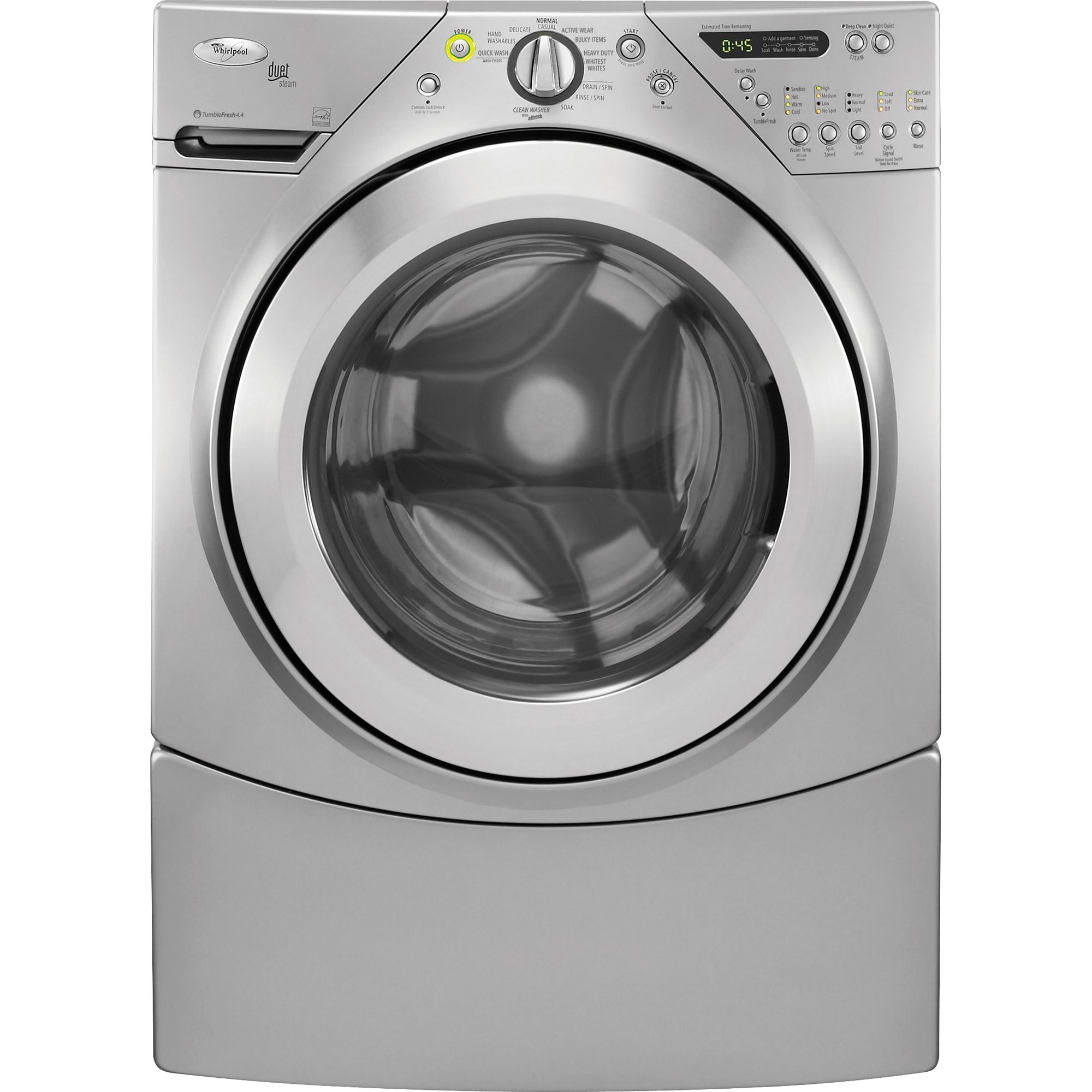 What problems do Whirlpool Duet front loading machines have?