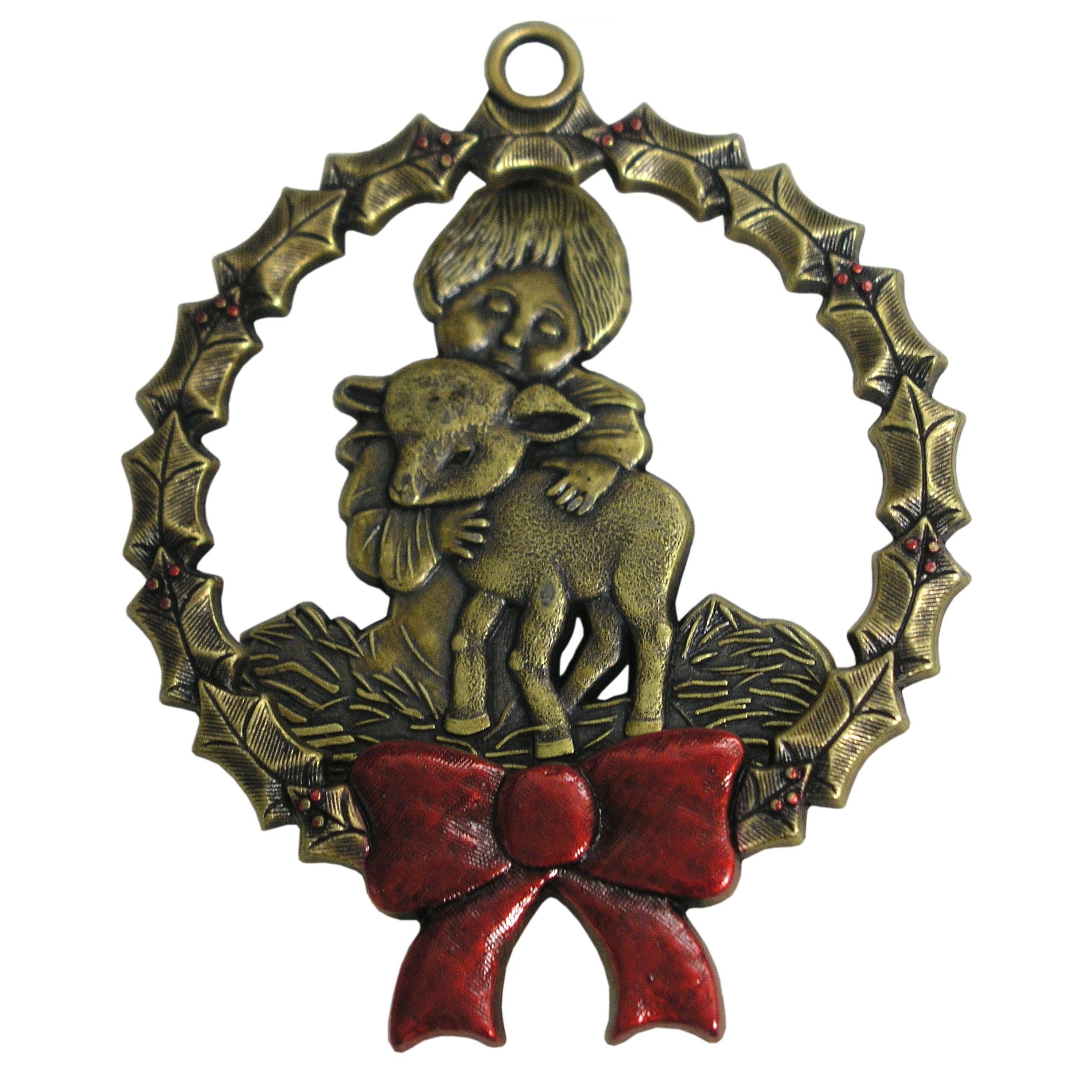 Gloria Duchin&reg; Bronze Wreath with Shepherd Boy at Kmart.com
