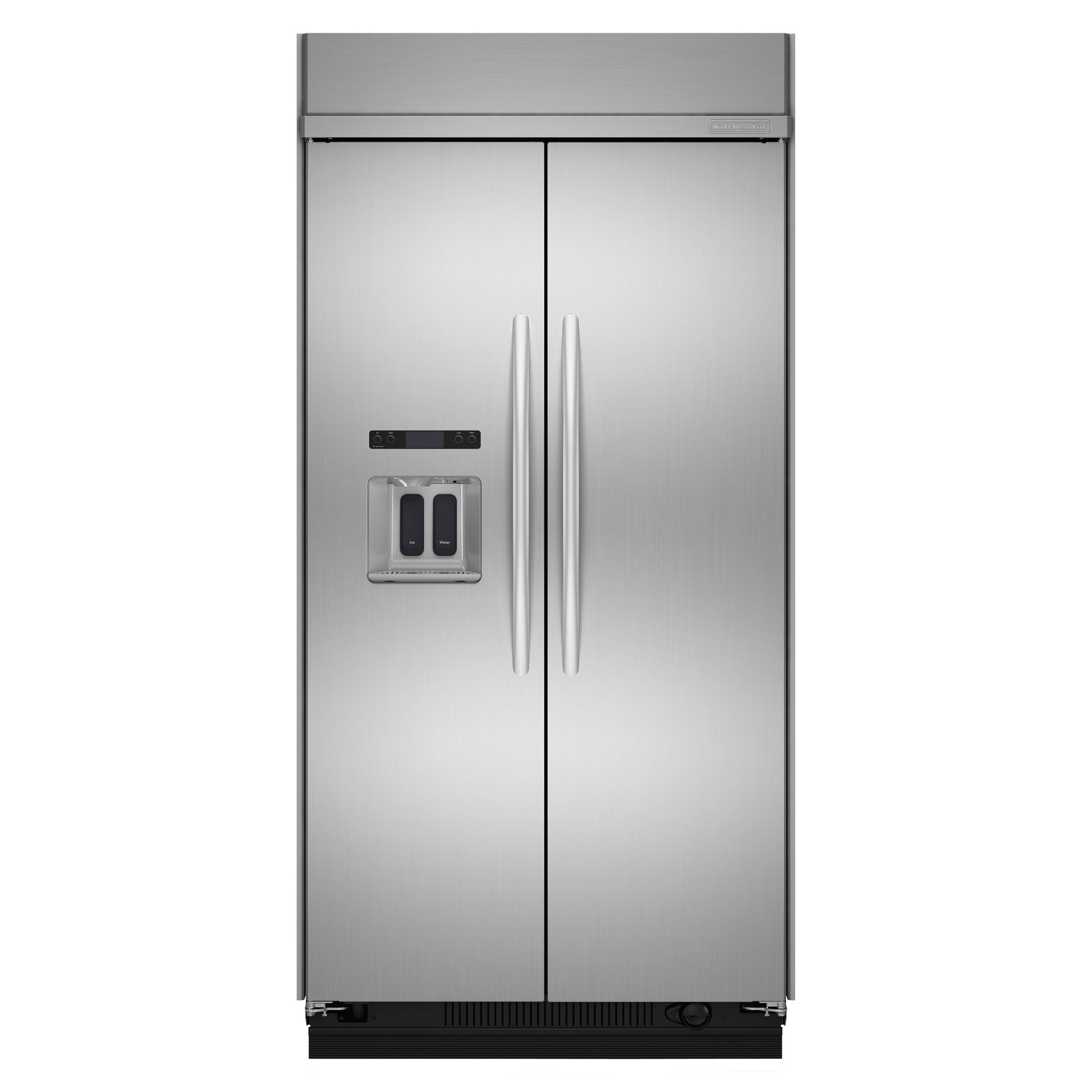 KitchenAid 29.8 cu. ft. Built-In Side-by-Side Refrigerator - Stainless Steel