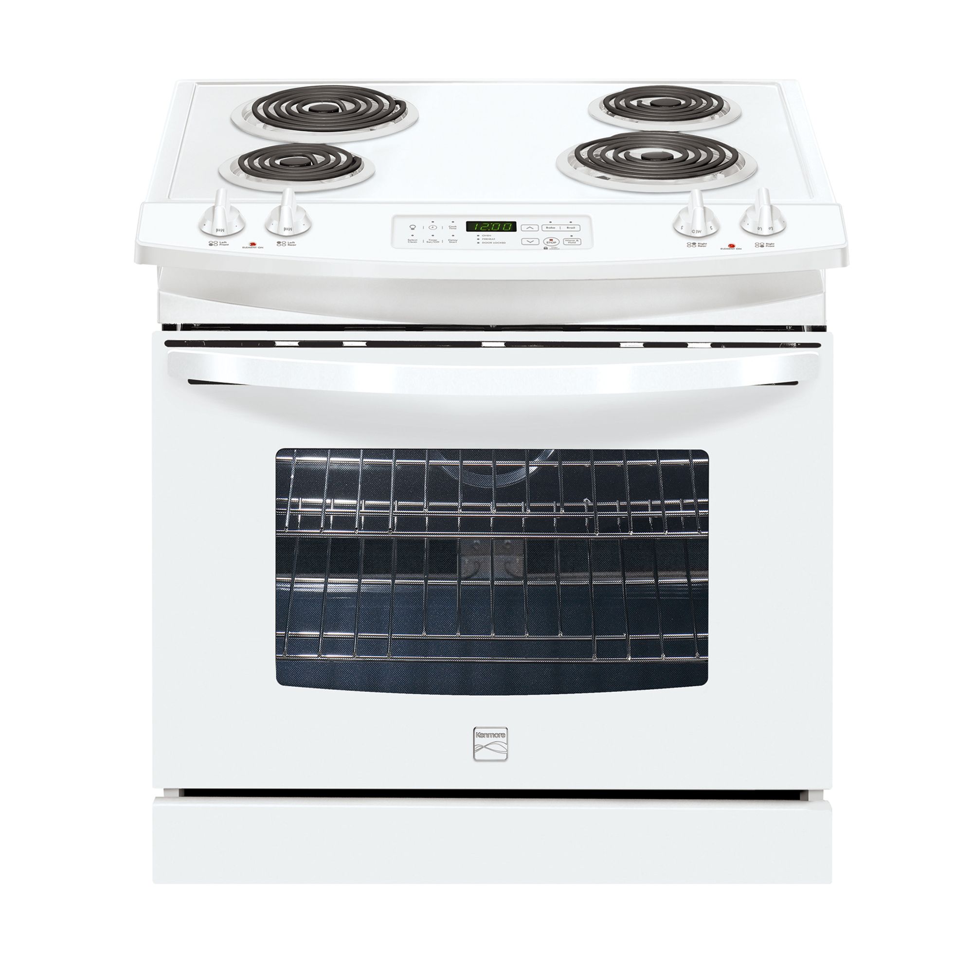 Kenmore 45582 30" SelfClean DropIn Electric Range White Sears