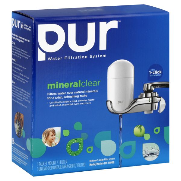 Pur Vertical Faucet Mount Water filtration FM-3400B