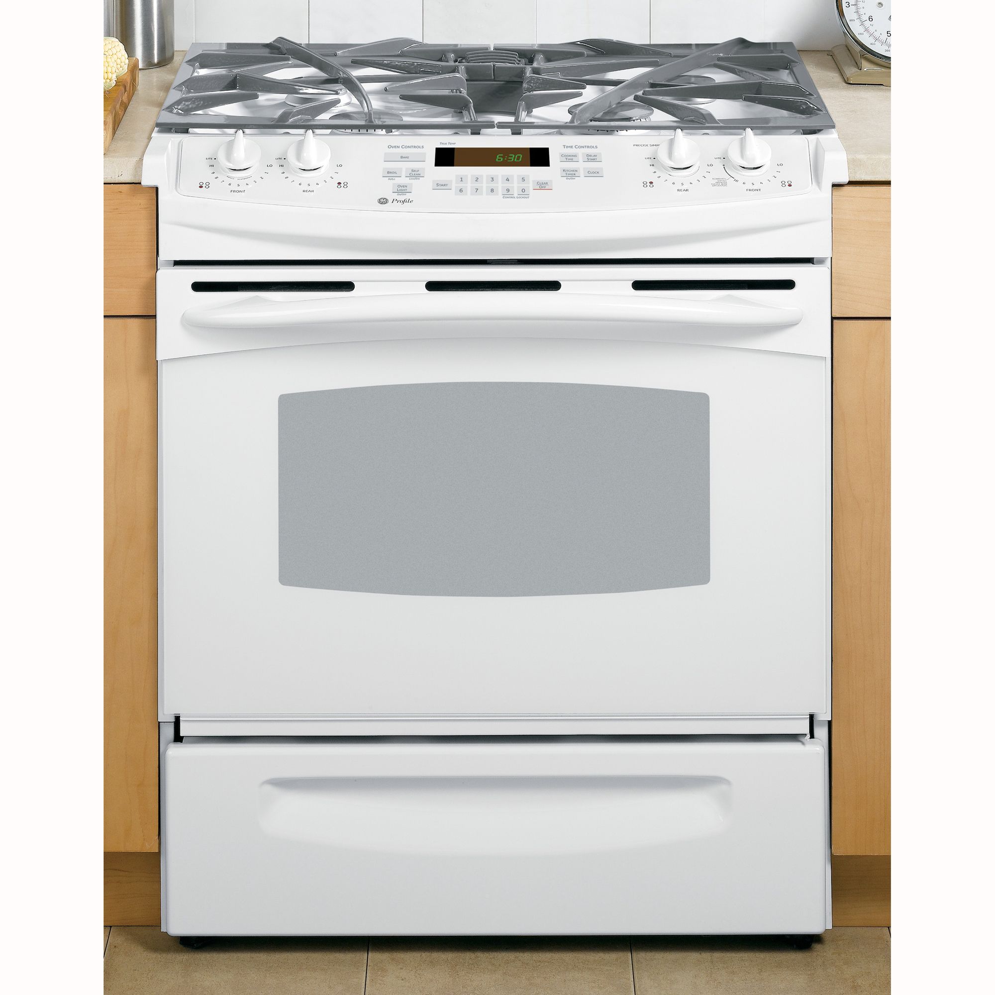 GE Profile PGS908DEPWW Profile™ Series 30" SlideIn Gas Range