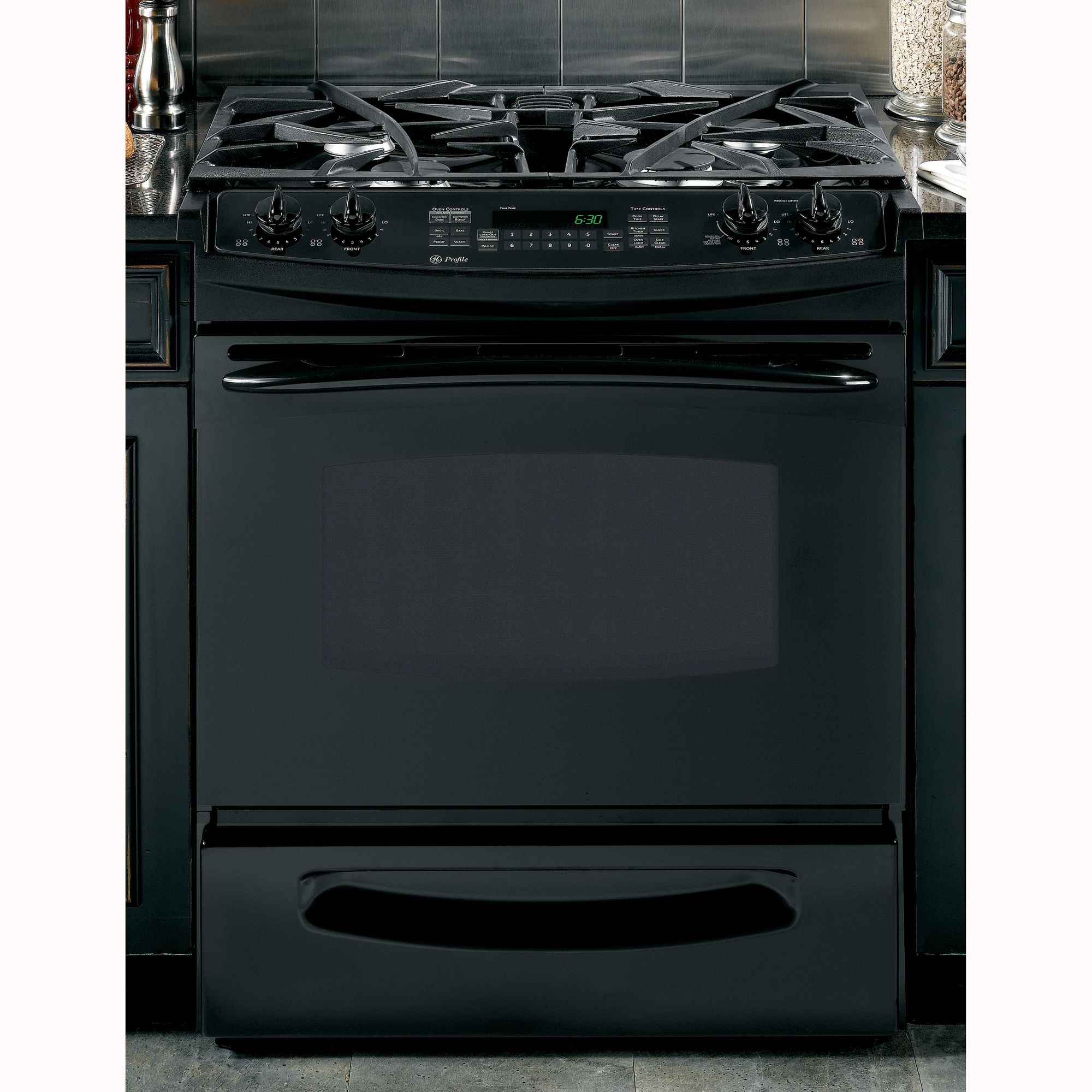 GE Profile PGS975DEPBB Profile™ Series 30" SlideIn Gas Range
