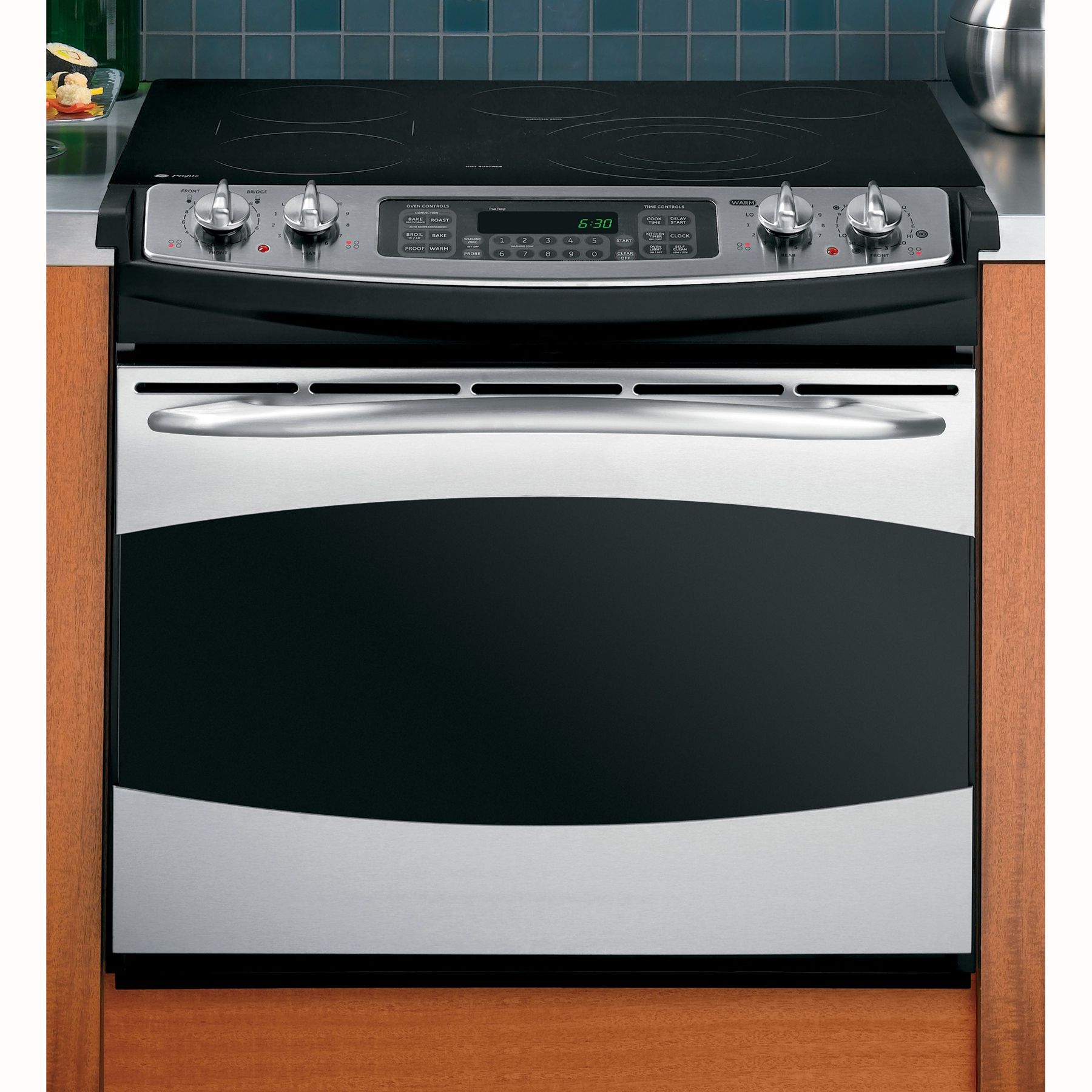 GE Profile Series PD968SPSS Series 30" Convection Drop-In Range Drop In Ovens Stainless Steel