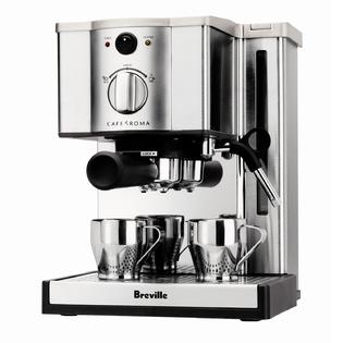Breville Cafe Roma Stainless Espresso Maker - Appliances - Small Kitchen Appliances - Coffee ...