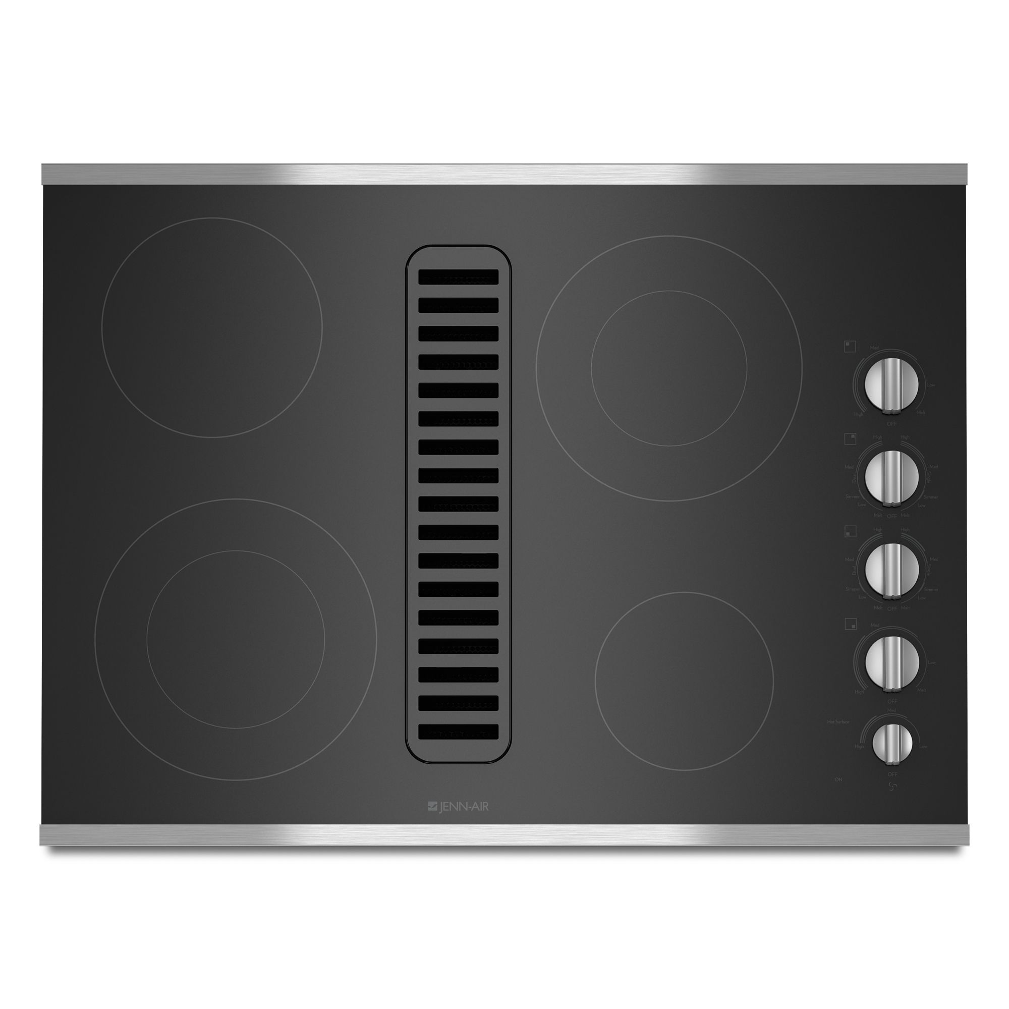 JennAir JED8230ADB 30" Electric Downdraft Cooktop with Double Bays