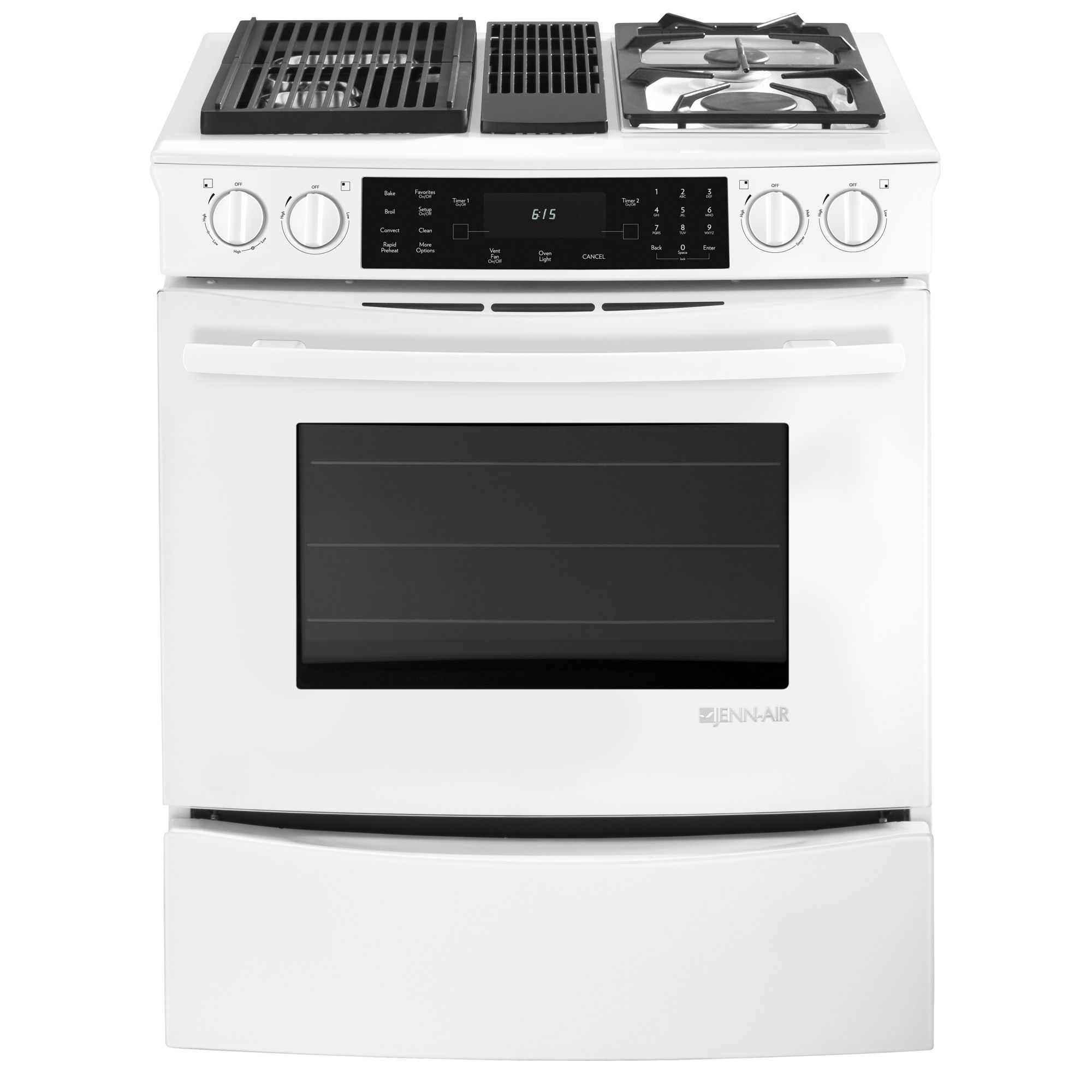 JennAir JGS9900CDS 30" SlideIn Gas Downdraft Range w/ Convection
