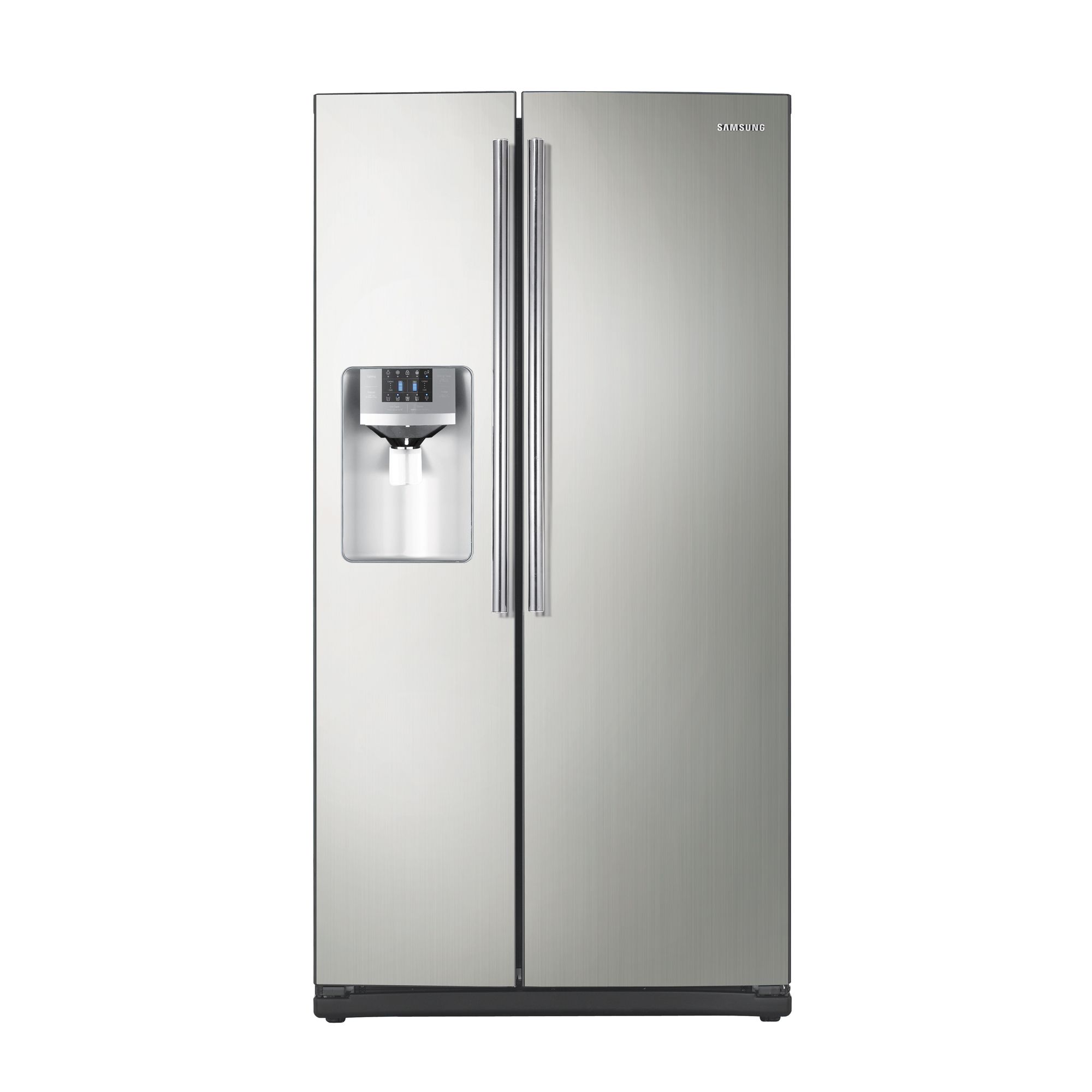 Samsung 26.0 cu. ft. Side-by-Side Refrigerator Stainless Look Metallic