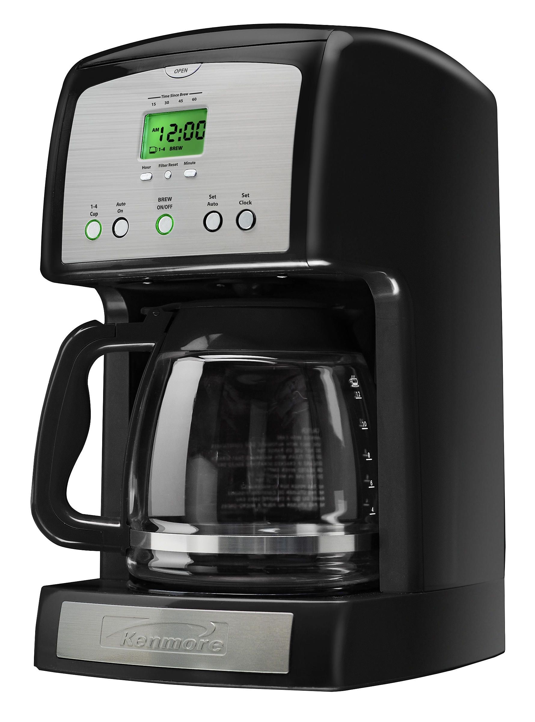 Kenmore 80666 12-Cup Programmable Coffee Maker - Black