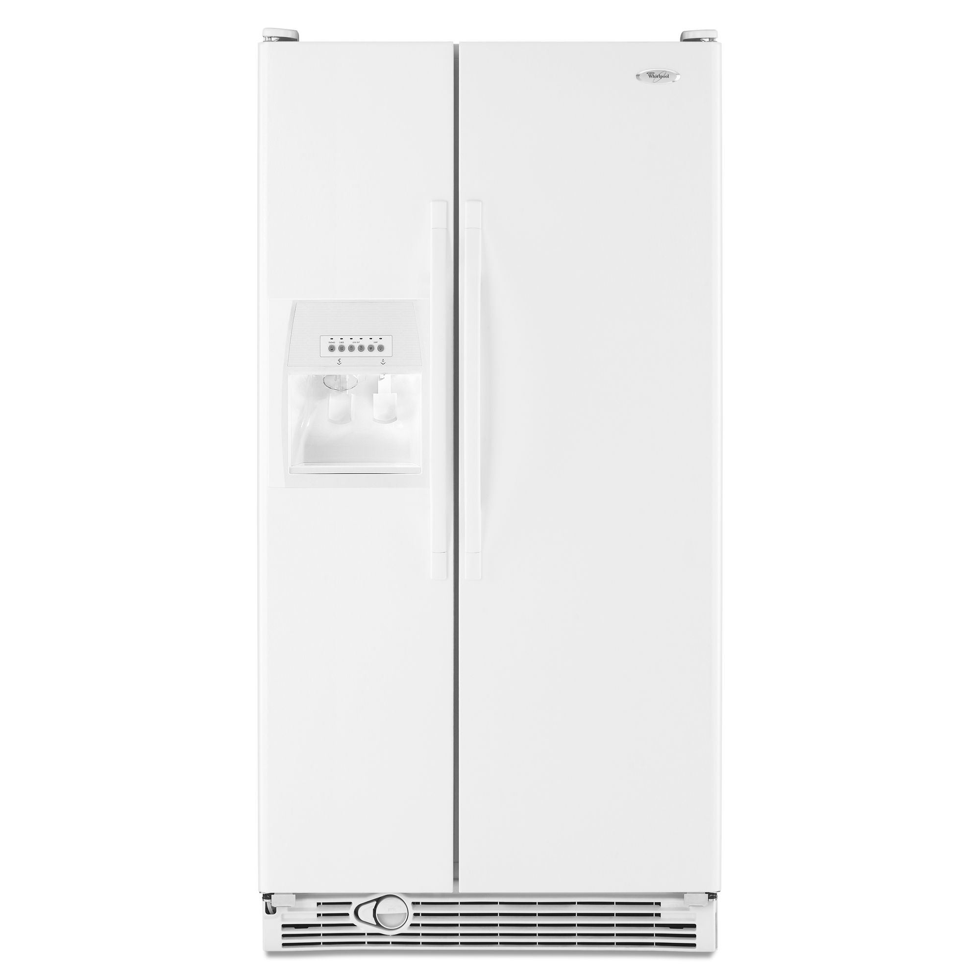 Whirlpool 25.1 cu. ft. Side-By-Side Refrigerator - White