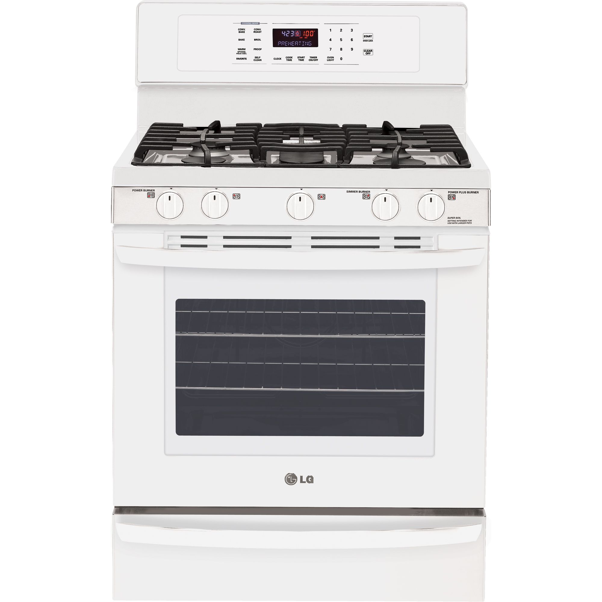 LG 30 in. Freestanding Gas Range White Shop Your Way Online