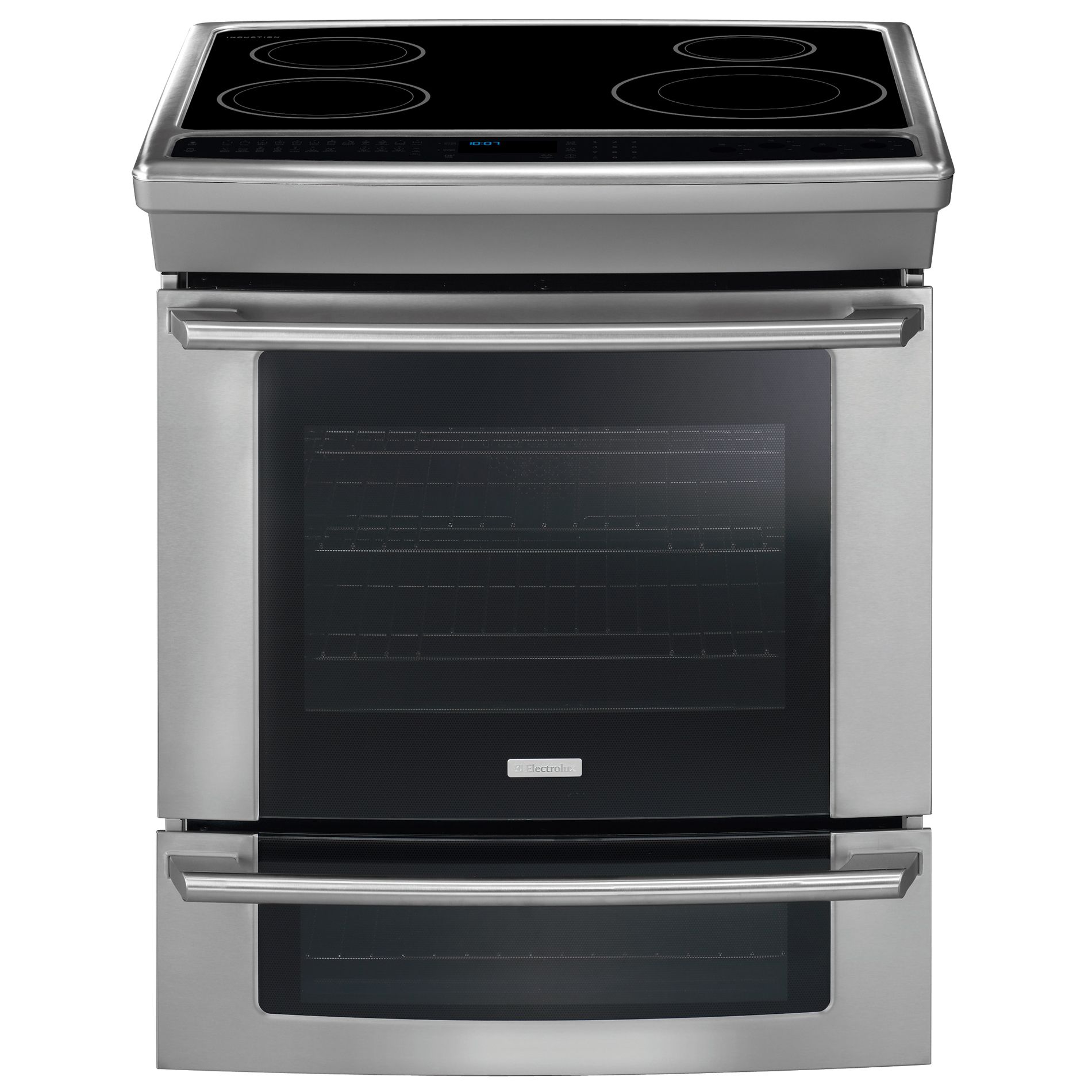 Electrolux 30 Induction Double-Oven Slide-In Electric Range Stainless Steel