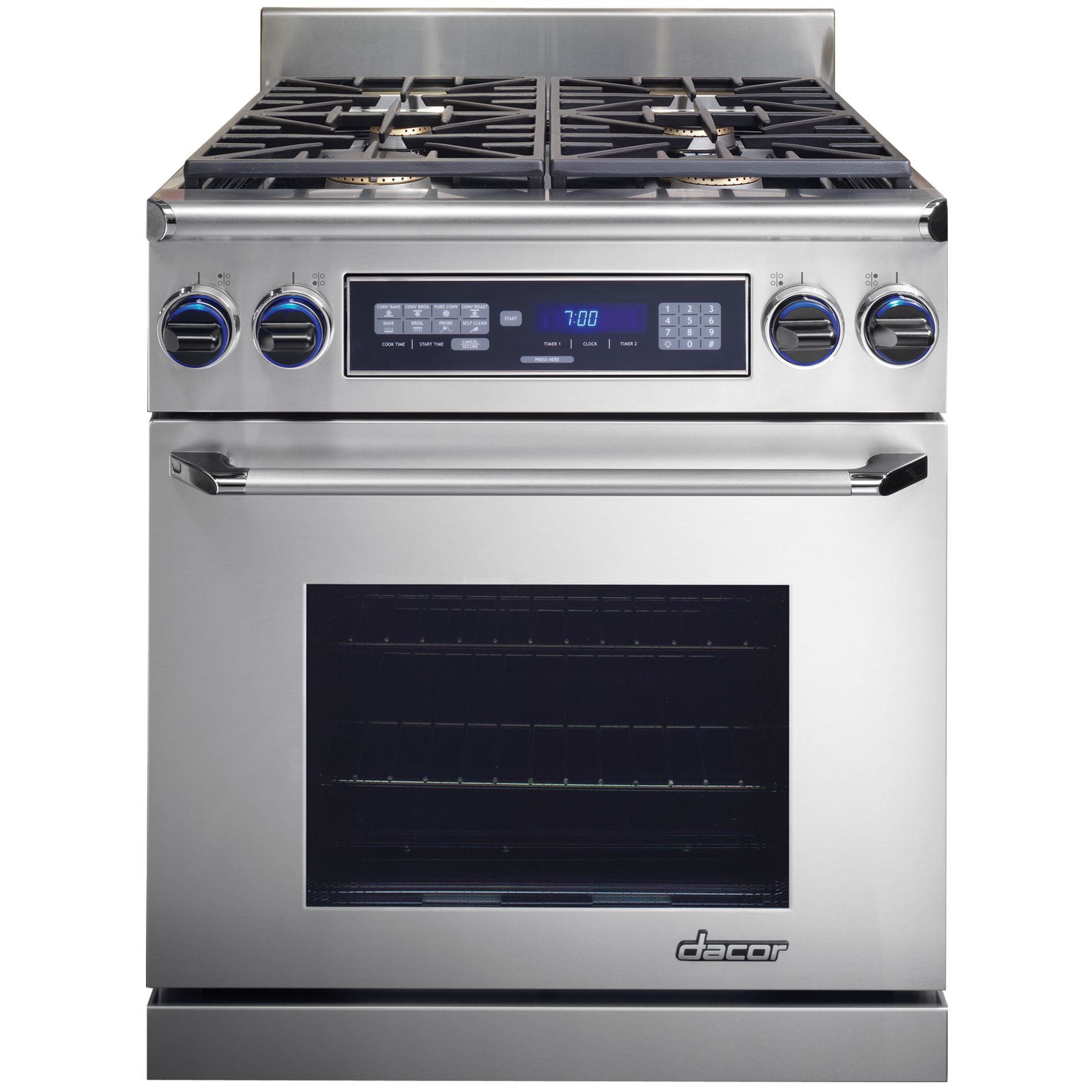 Dacor Dual Fuel Gas Range 30 in. cu. ft. ER30DSRSCHNGH Sears